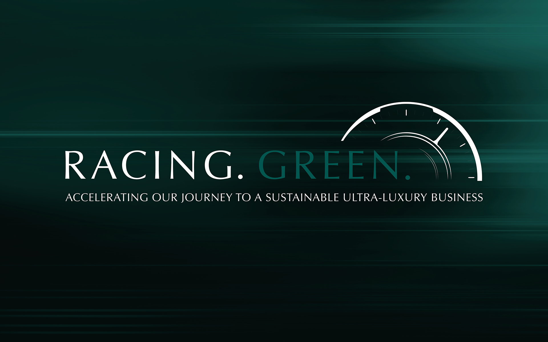 新サステナビリティ戦略「Racing.Green.」