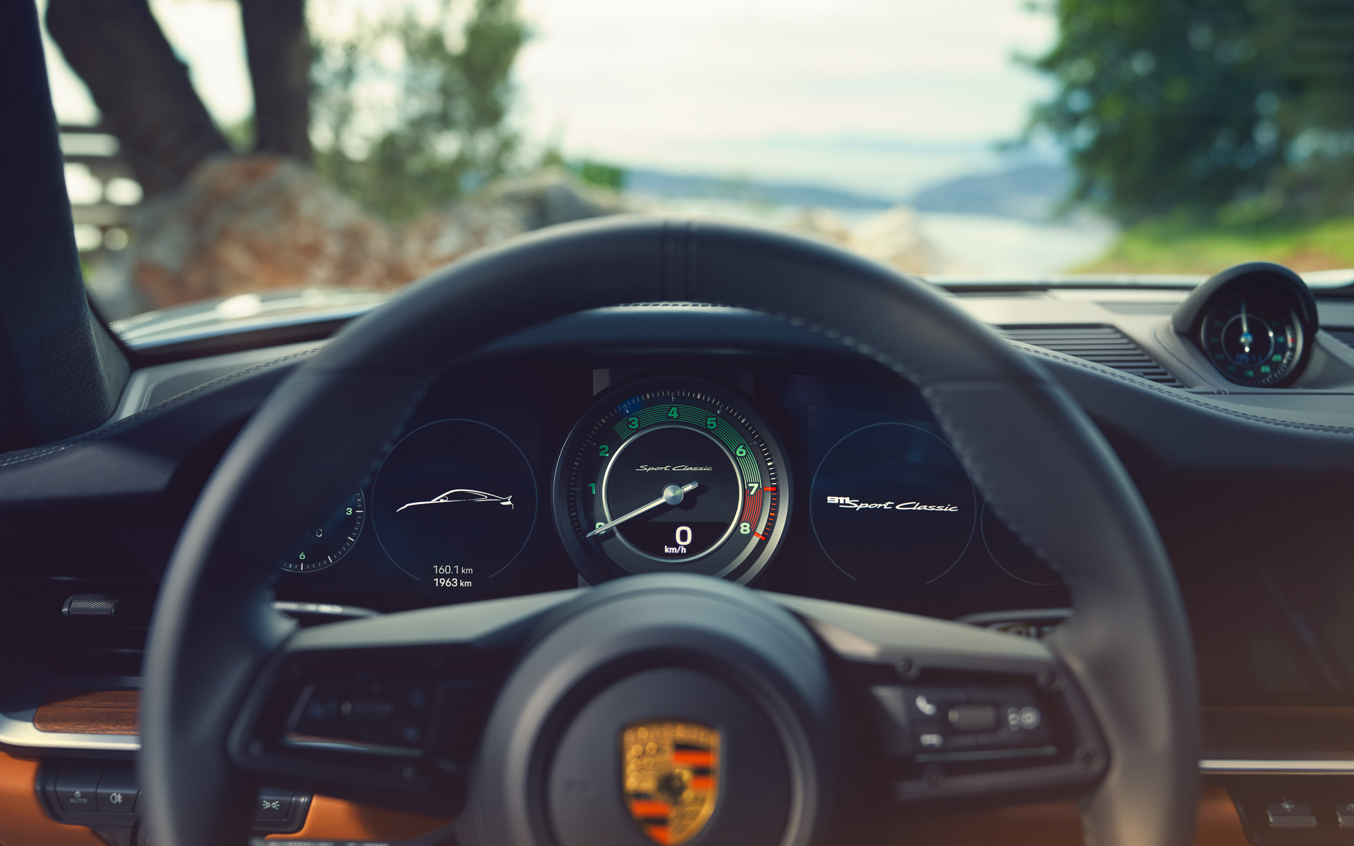 911スポーツクラシックのインテリア