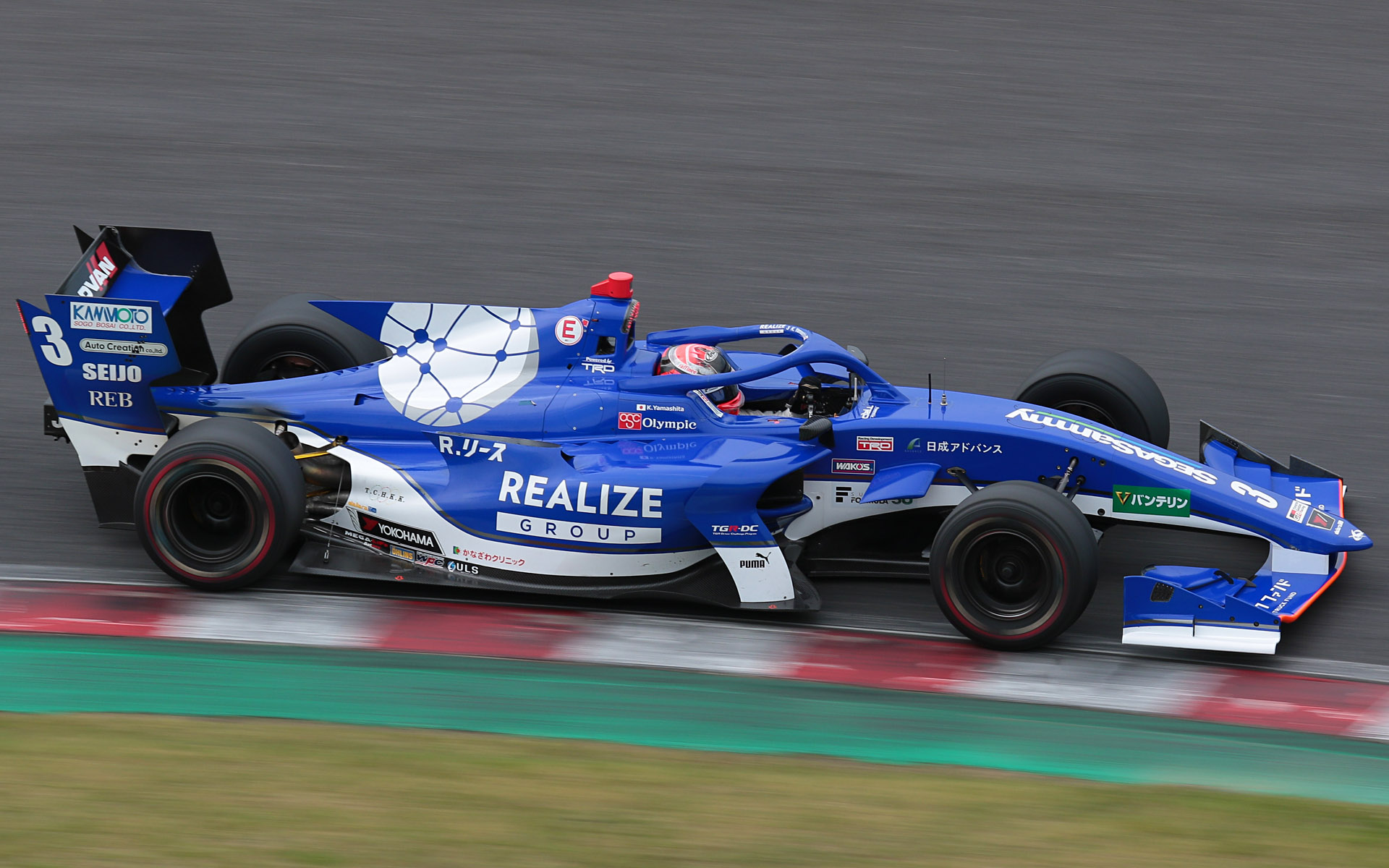 予選2位の3号車 山下健太選手