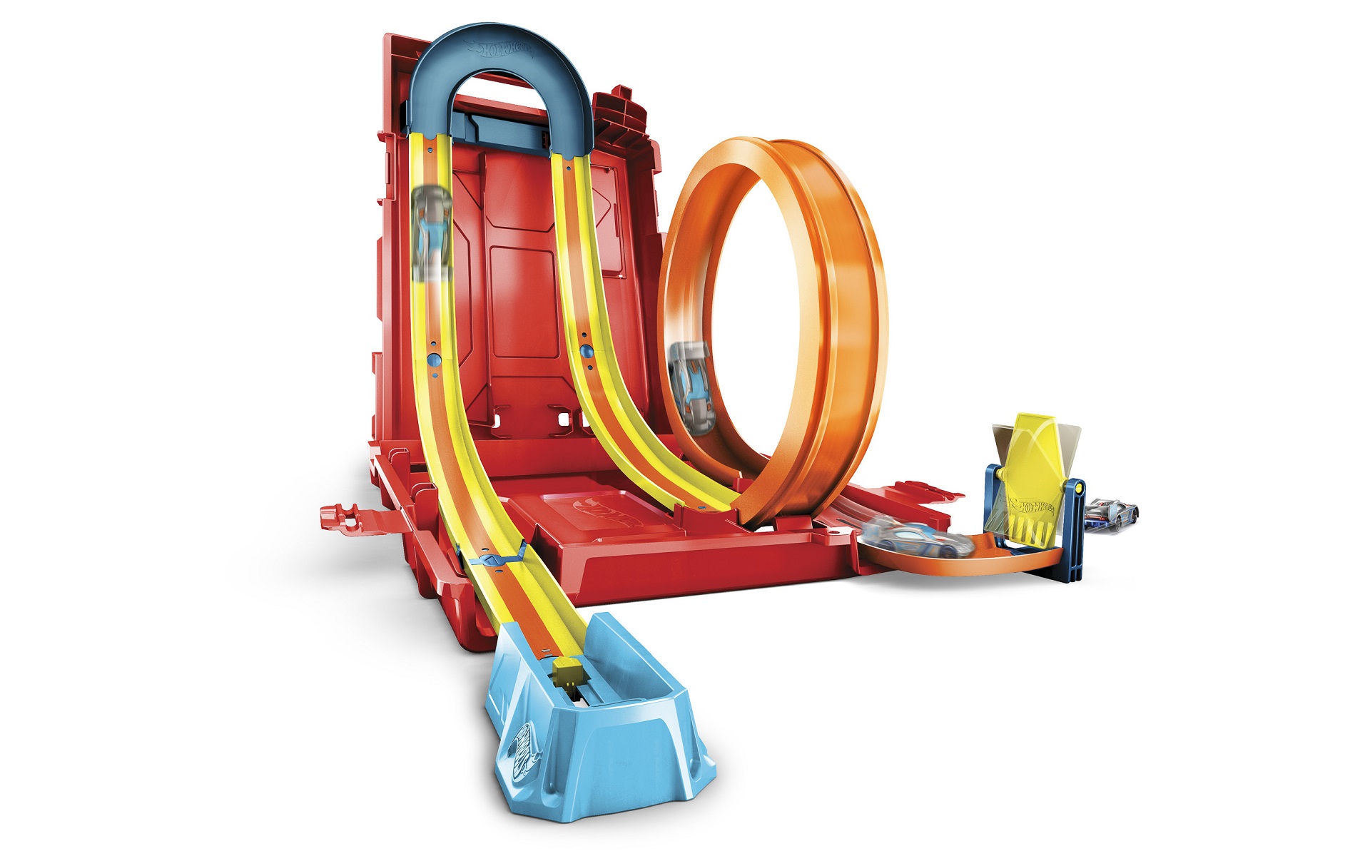 商品サイズは36.4×74.8×47.2cm（幅×奥行き×高さ）。対象年齢6歳以上。ミニカー1台付属