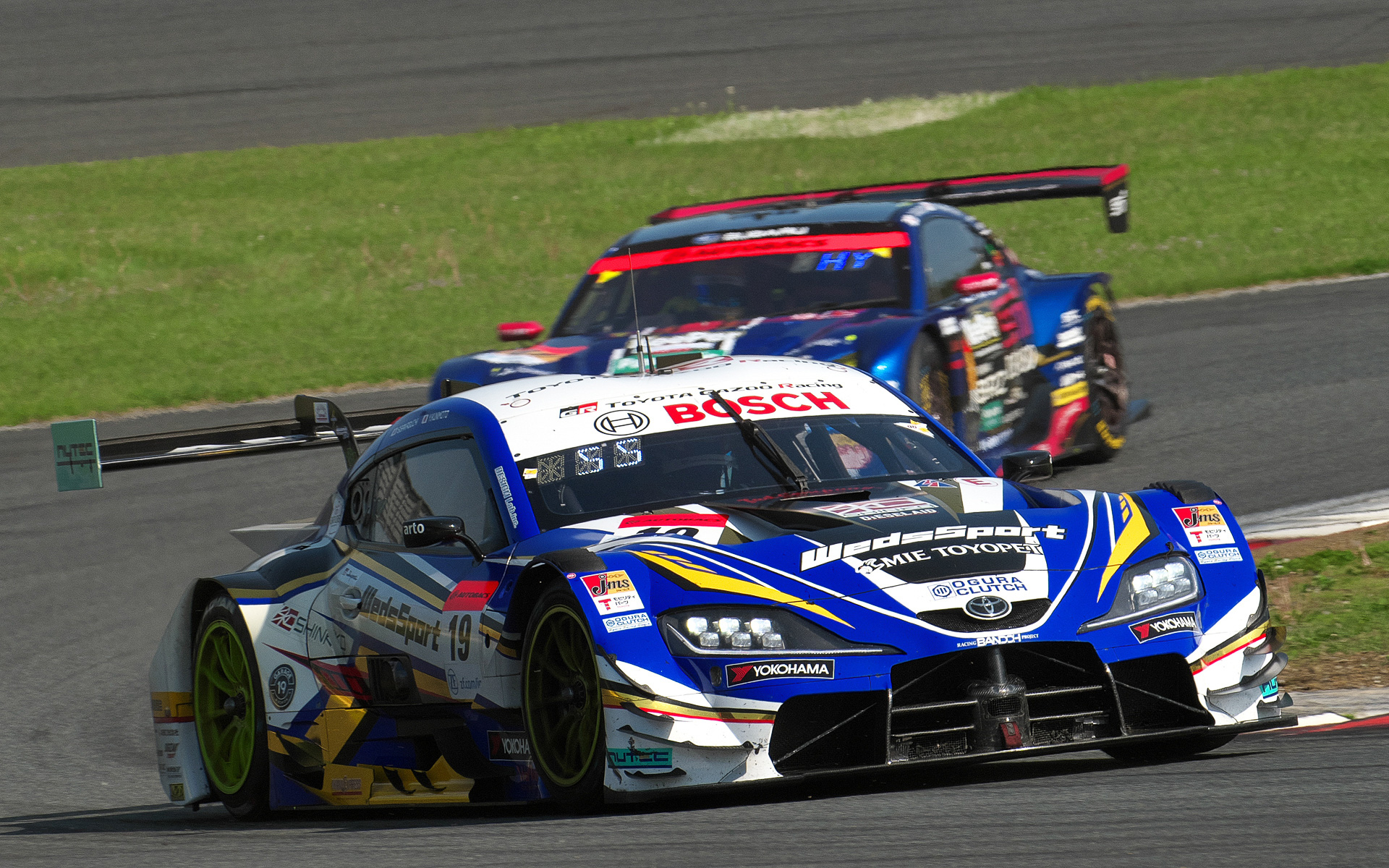 ポールからスタートした19号車 WedsSport ADVAN GR Supra（国本雄資/阪口晴南組、YH）、最終的に6位でゴール