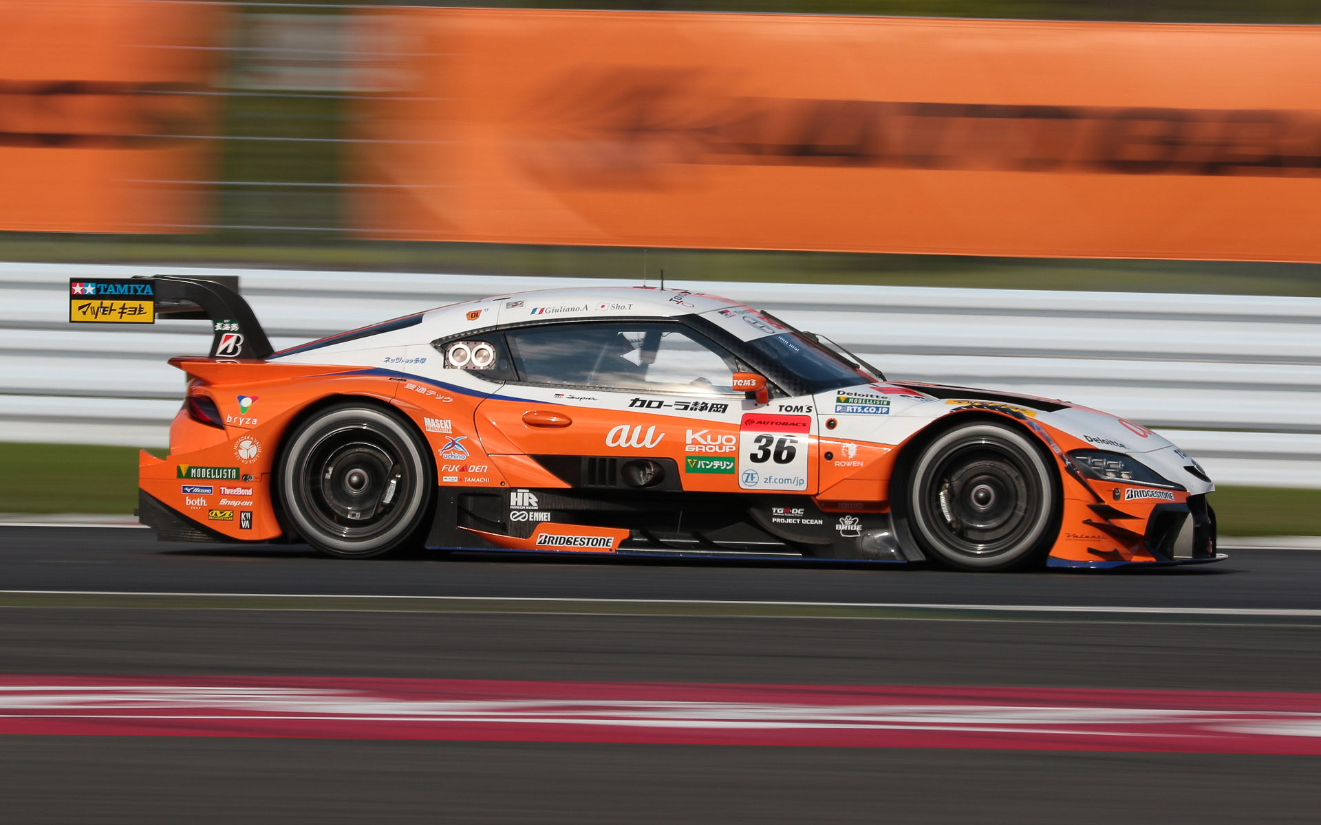 36号車 au TOM'S GR Supra（坪井翔/ジュリアーノ・アレジ組、BS）は最終的に2位に繰り上がった