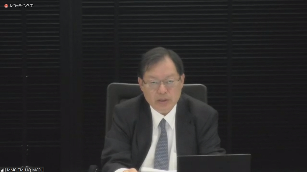 三菱自動車工業株式会社 代表執行役副社長（CFO）池谷光司氏