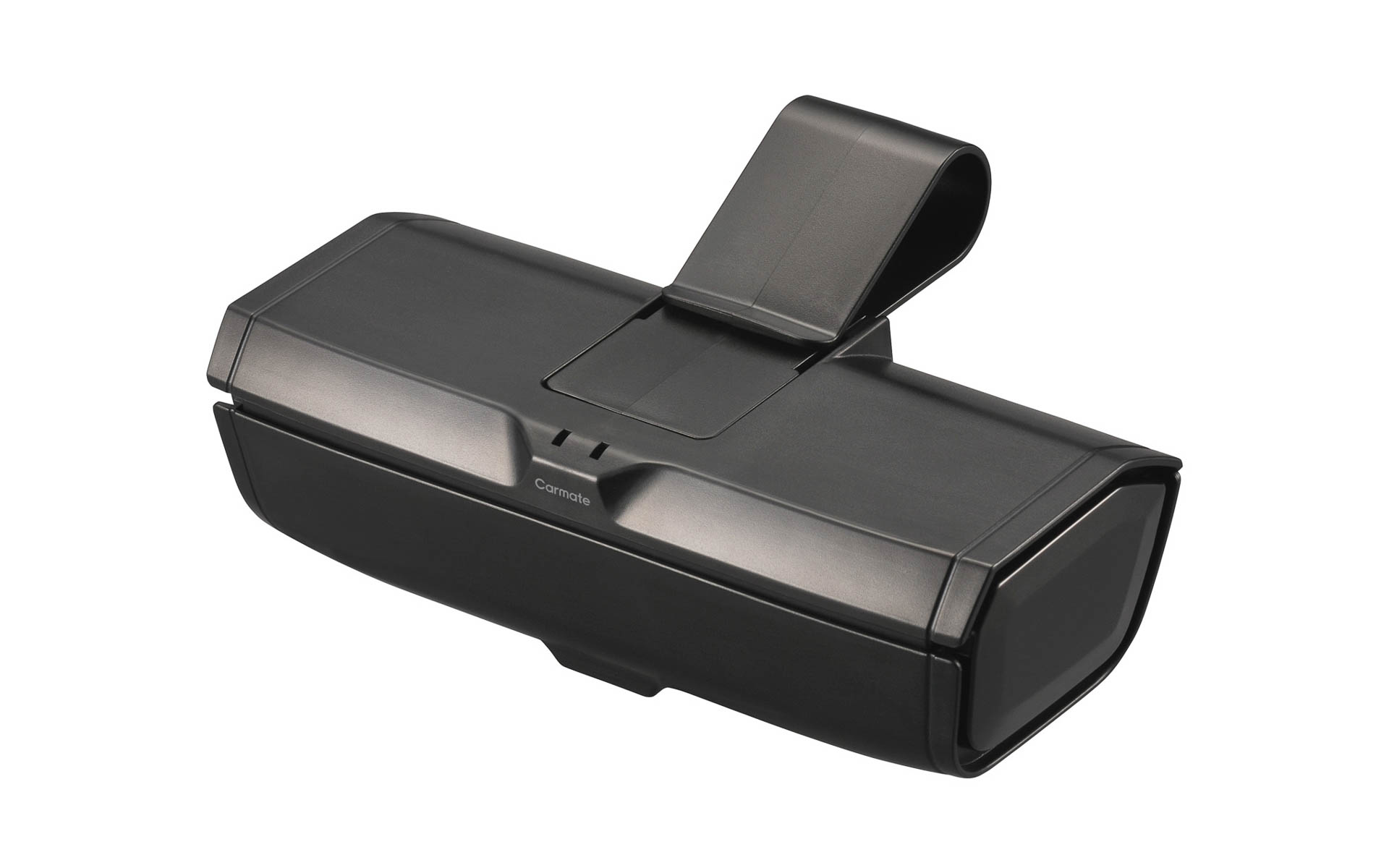 「サングラスケース フルカバータイプ」のサイズは85×182×121mm（高さ×幅×奥行き）。収納できるサングラスのサイズはツルを閉じた状態で51×160×70mm（高さ×幅×厚み）まで対応