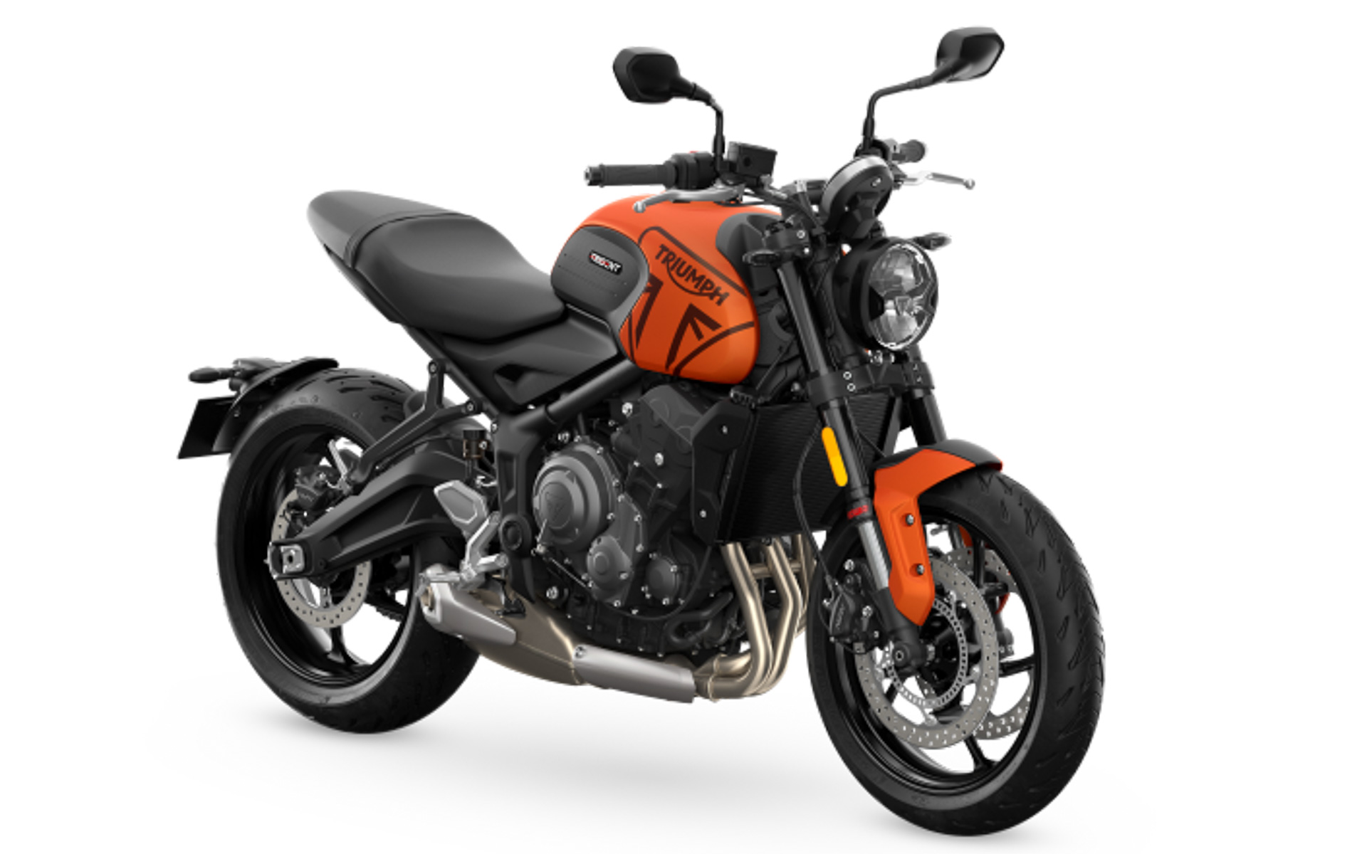 トライデント 660の新色「マットバハオレンジ」