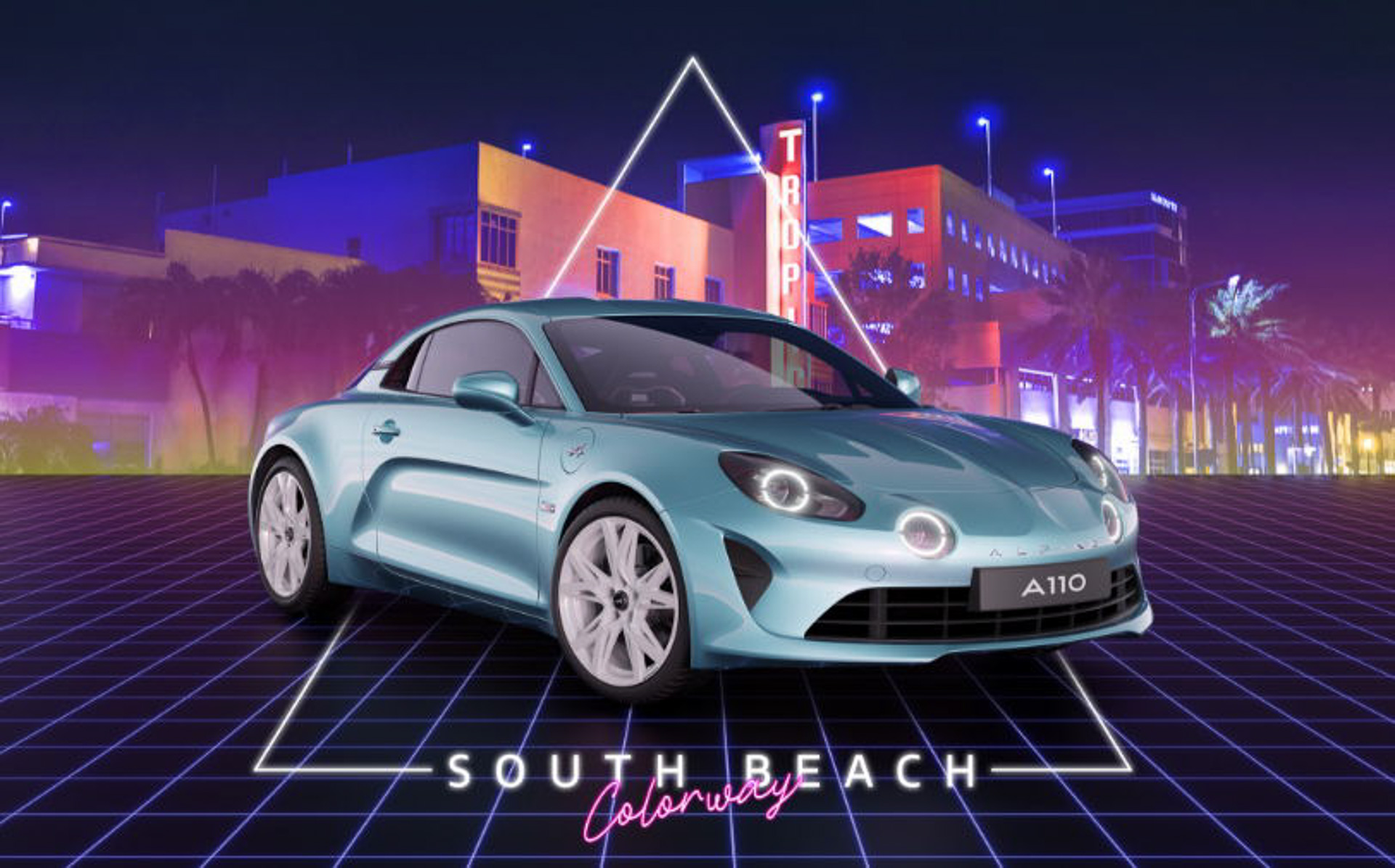 特別なボディカラー「ブルー・アジュール」