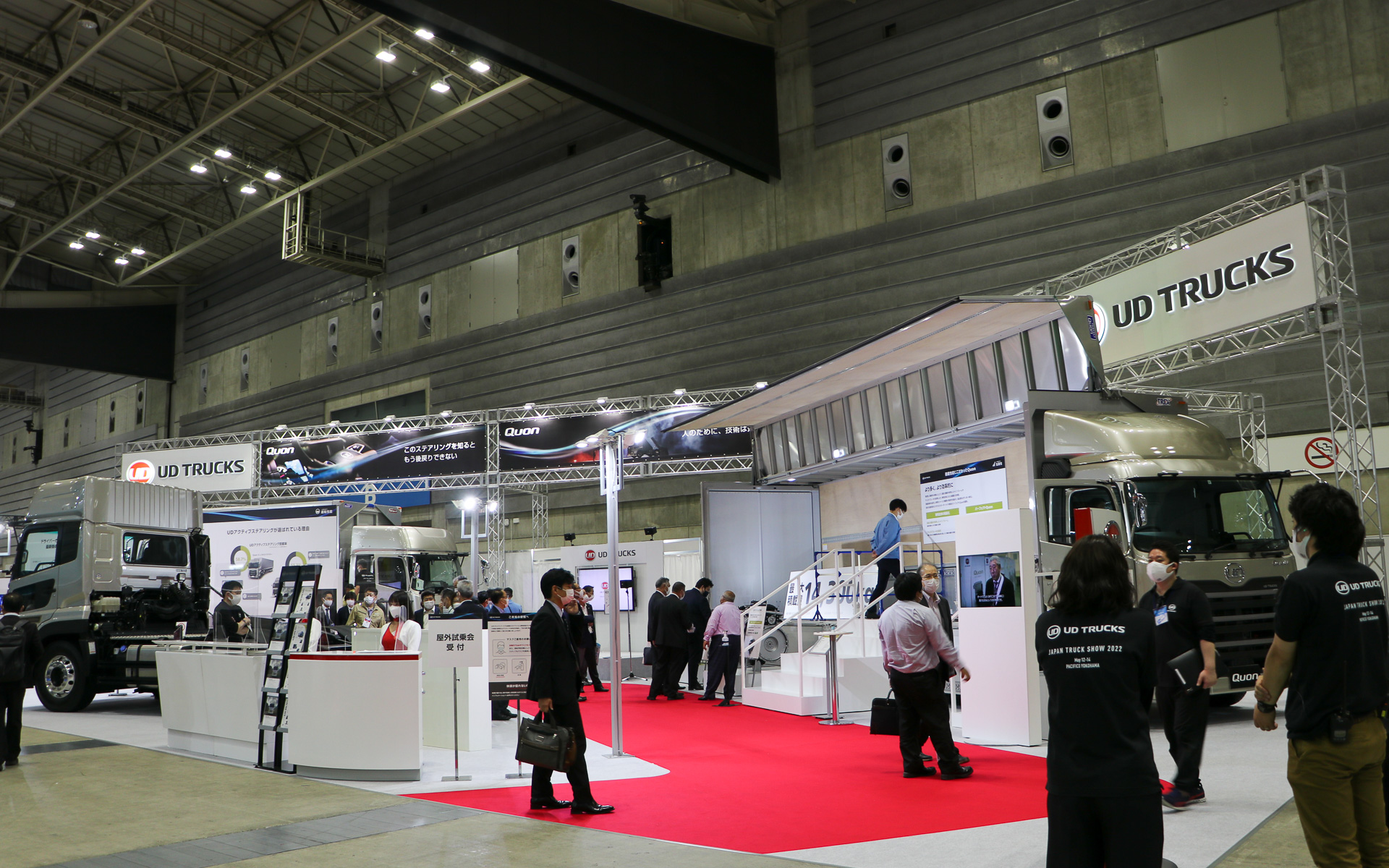 ジャパントラックショー2022会場内の様子