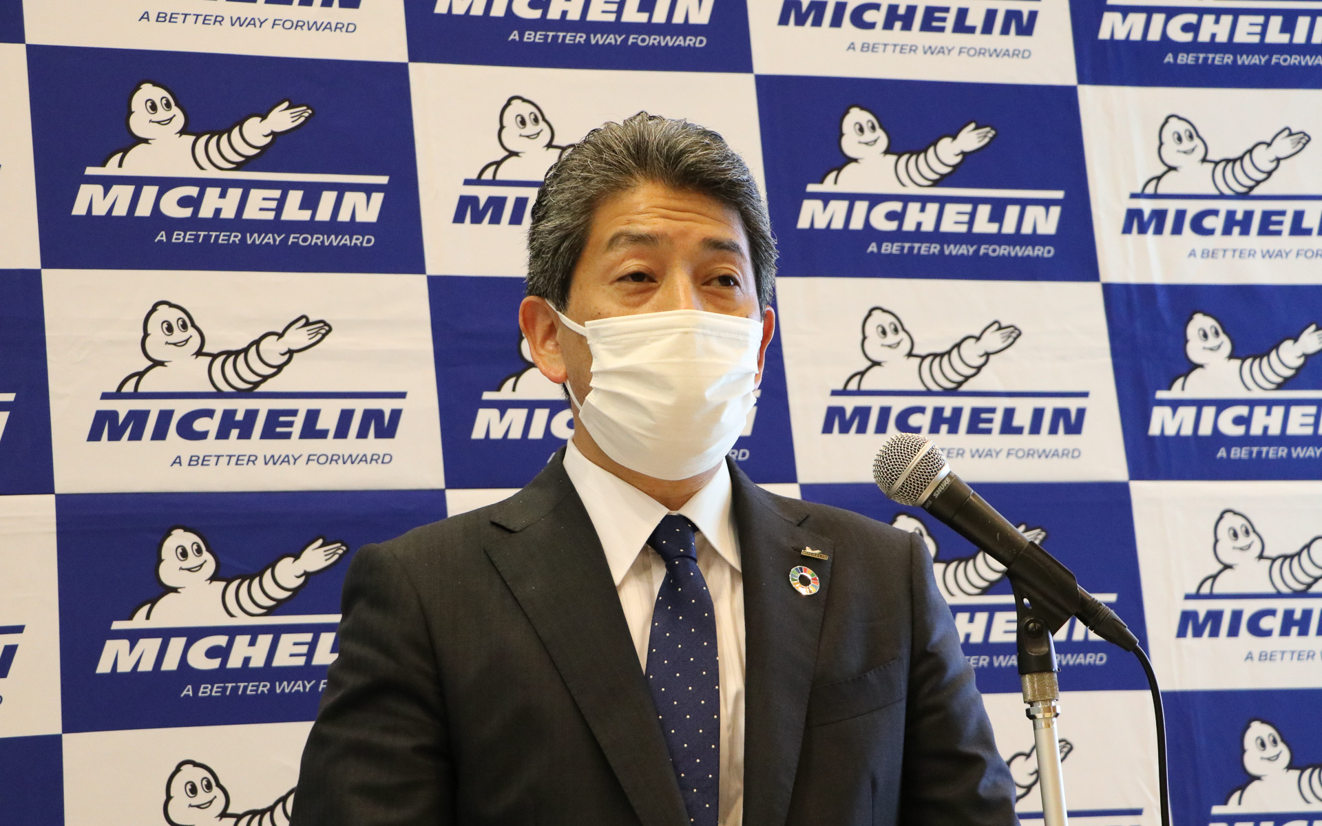 日本ミシュランタイヤ株式会社 B2B事業部 常務執行役員 田中禎浩氏