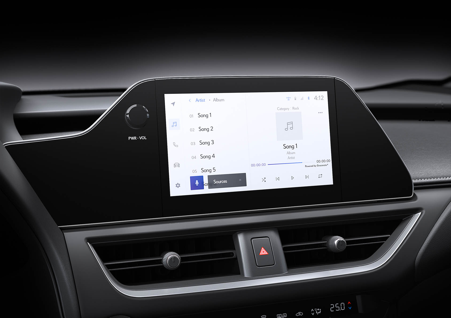 LEXUS UX 8インチタッチディスプレイ（プロトタイプ）