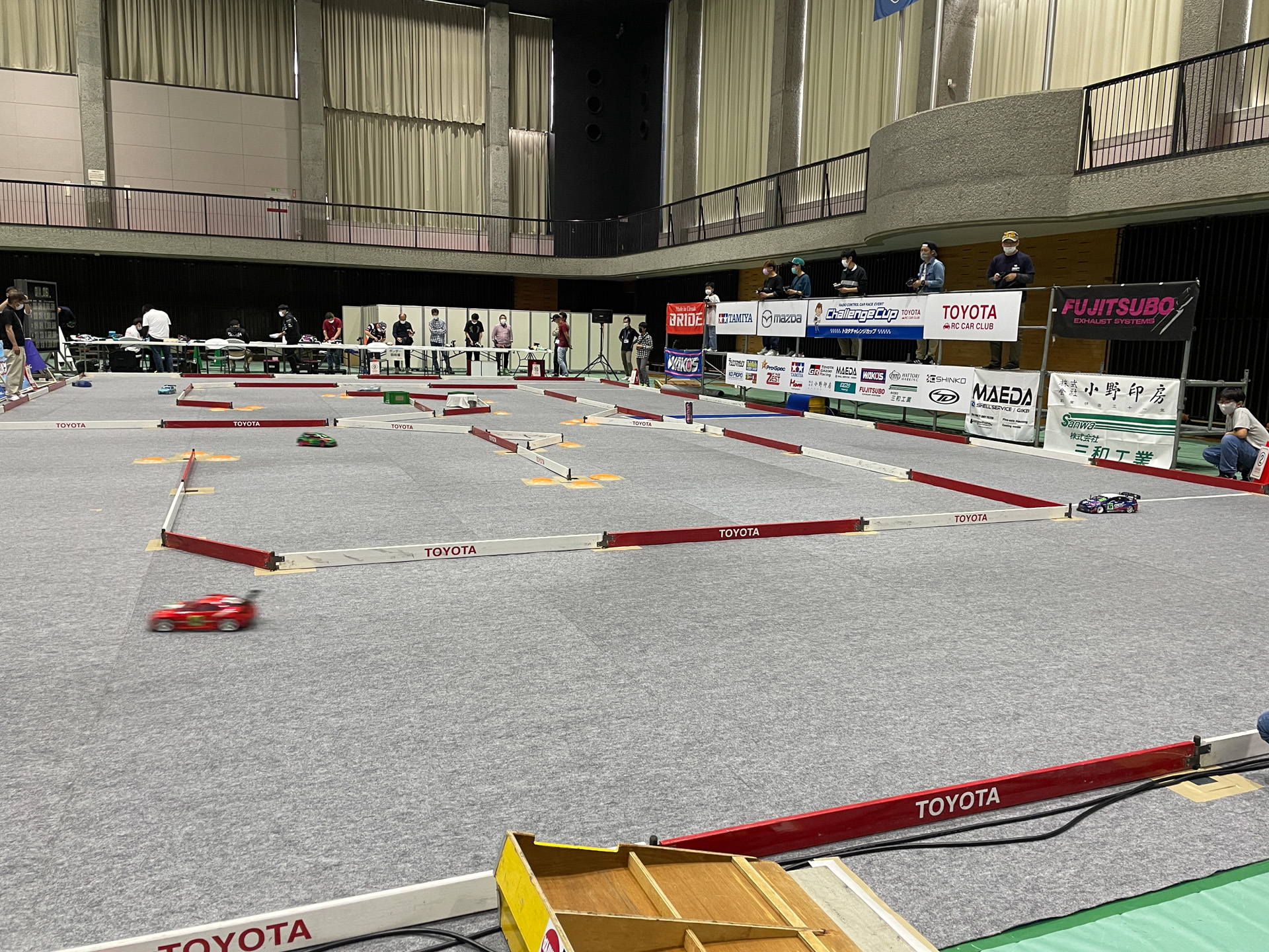 電動RCカーを楽しめる競技会「トヨタチャレンジカップ」のコース