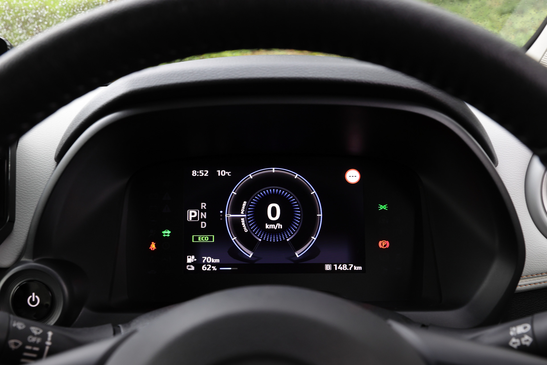 7インチカラー液晶メーターの表示例