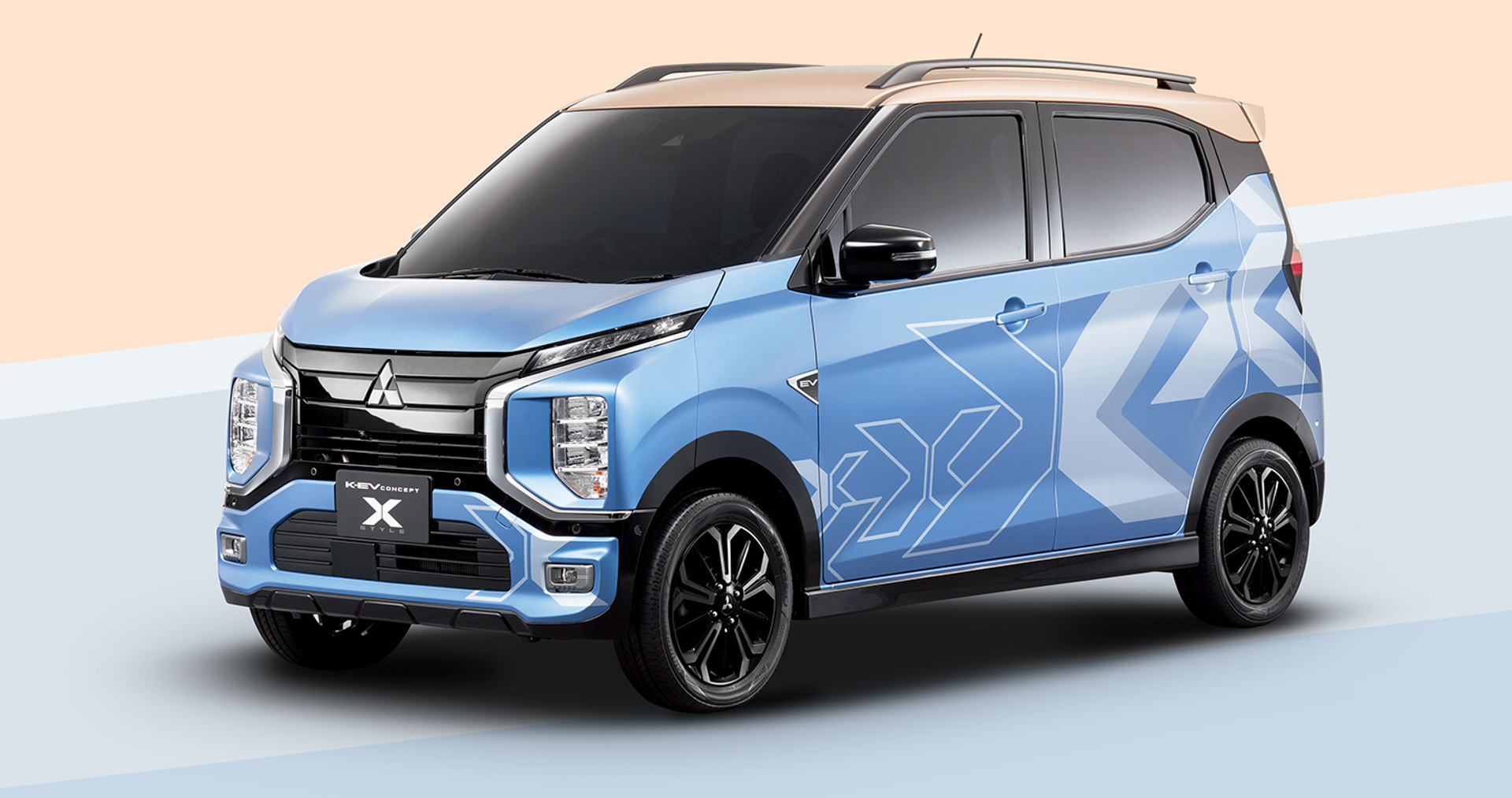 三菱自動車が公開している新型軽BEVのコンセプトカー「K-EV concept X Style」