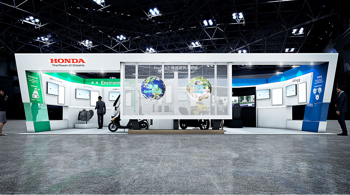 「人とくるまのテクノロジー展2022 YOKOHAMA」のホンダブースイメージ