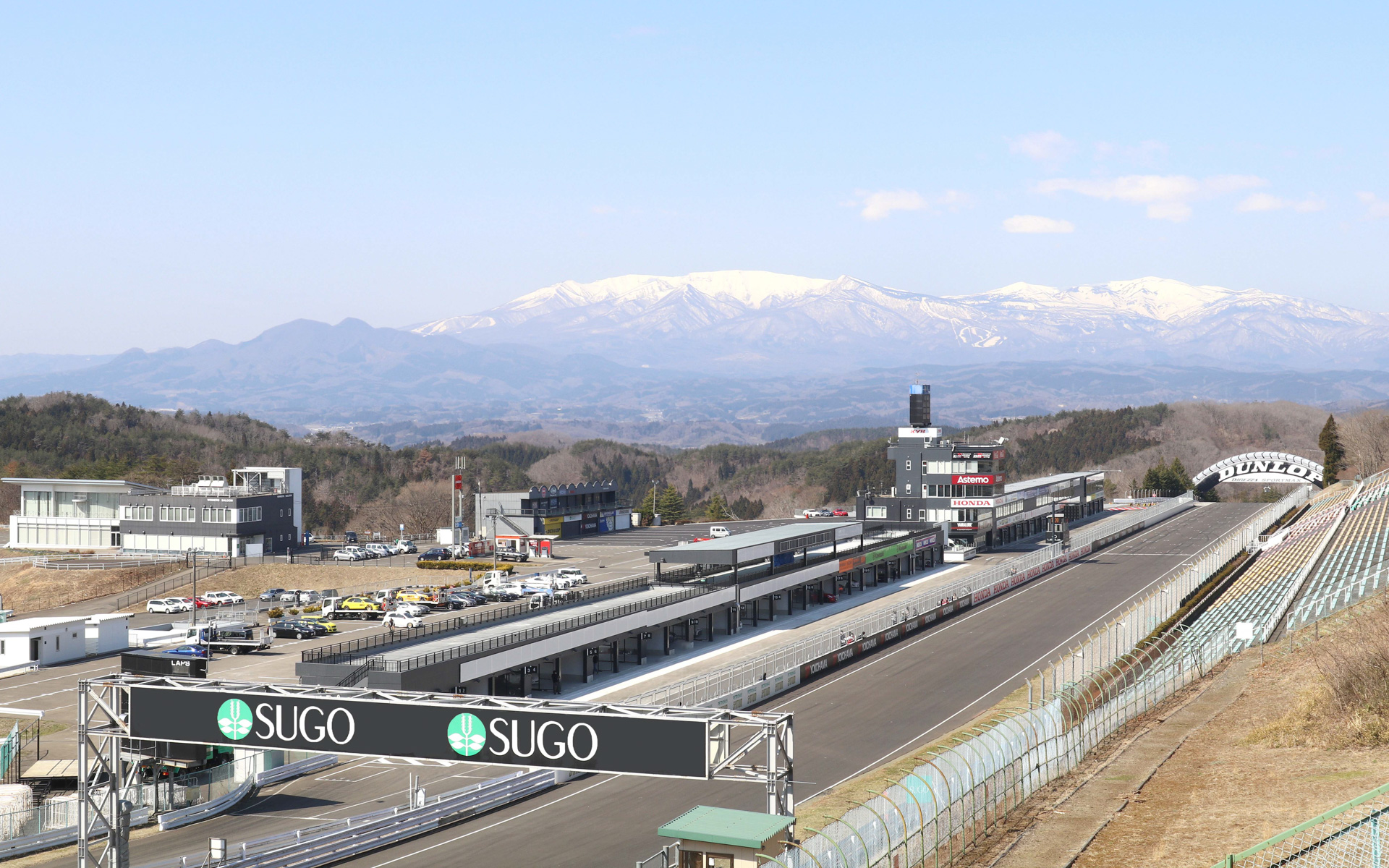 2022年4月に改修工事を完了したスポーツランドSUGO