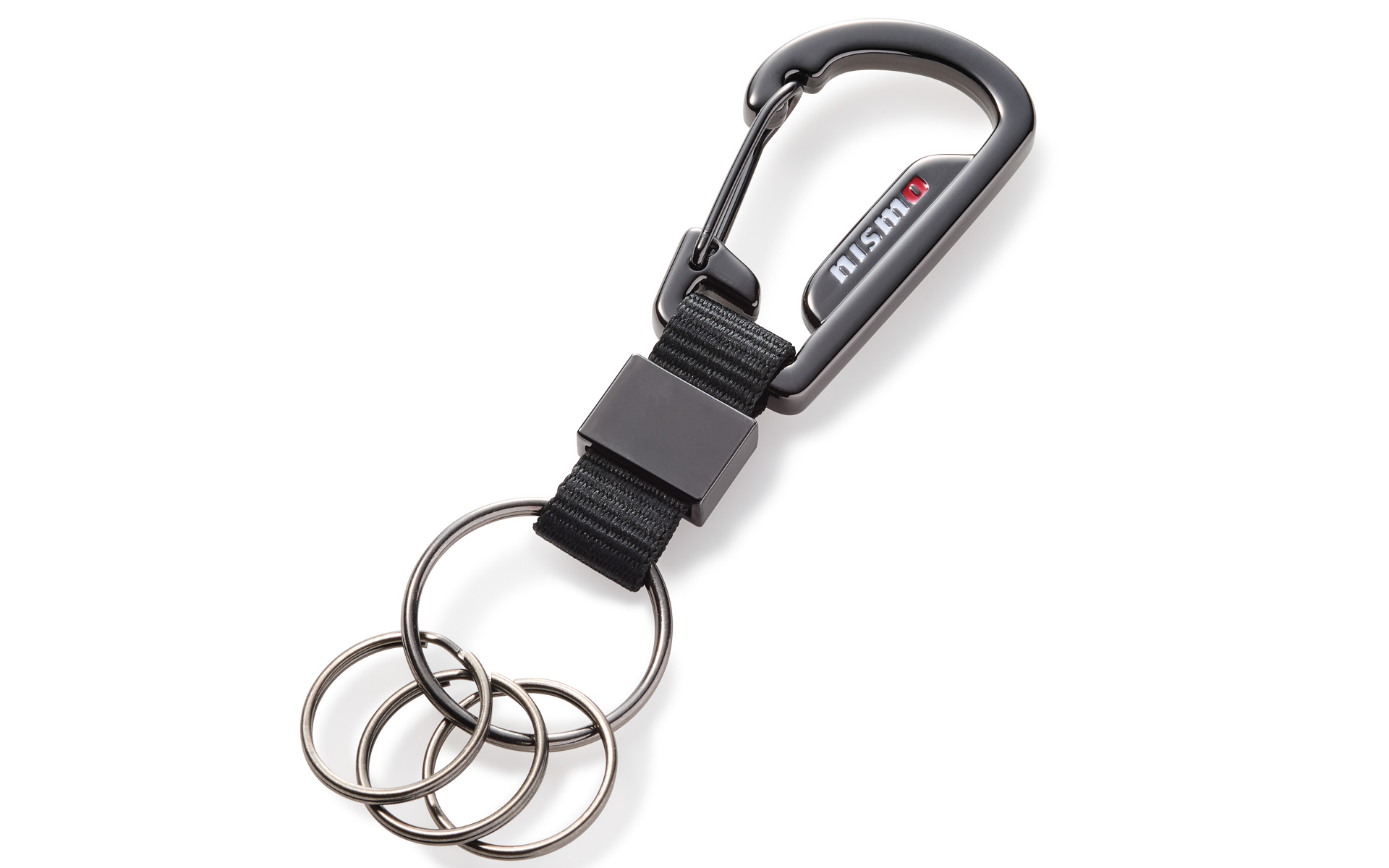 カラビナキーリング（ブラック/レッド）/1870円（6月15日発売予定）