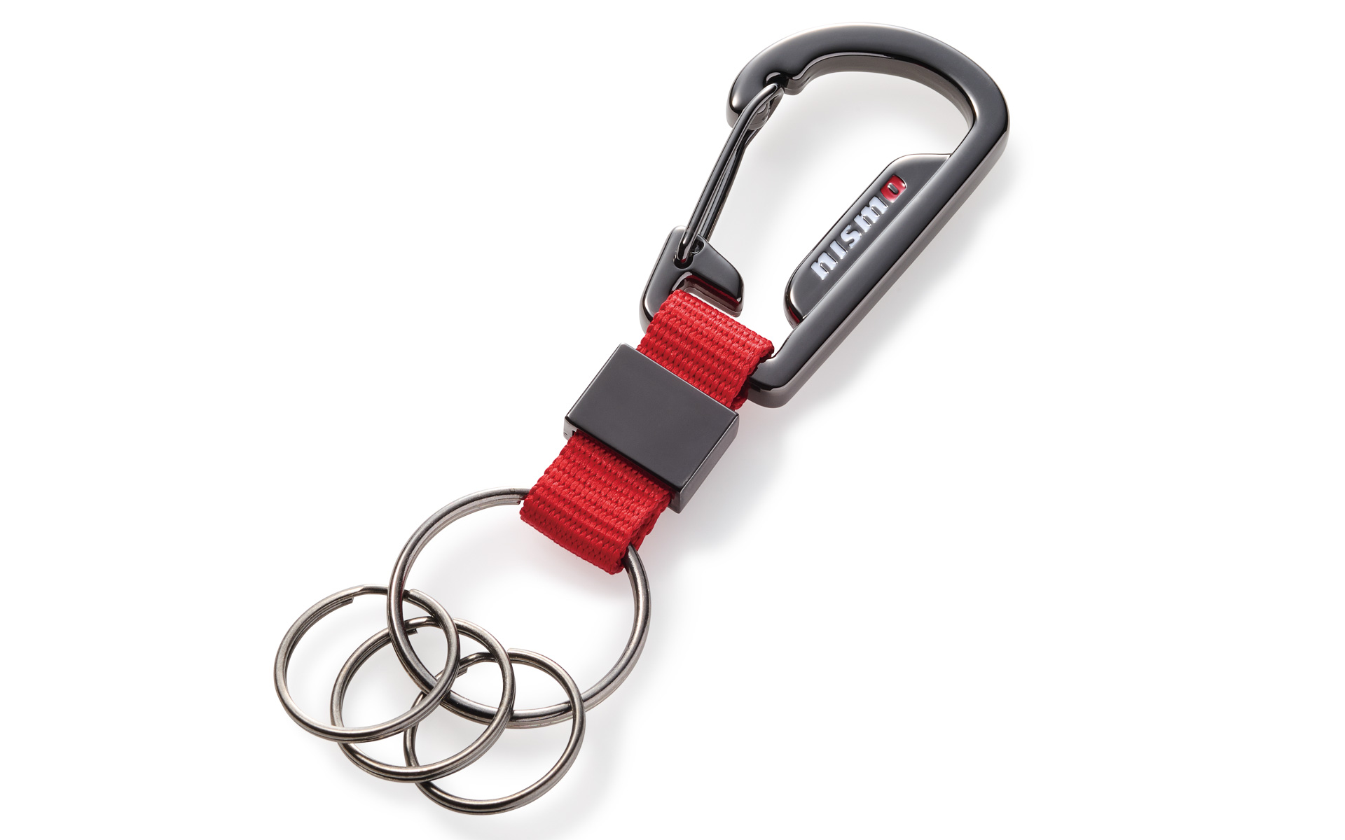 カラビナキーリング（ブラック/レッド）/1870円（6月15日発売予定）