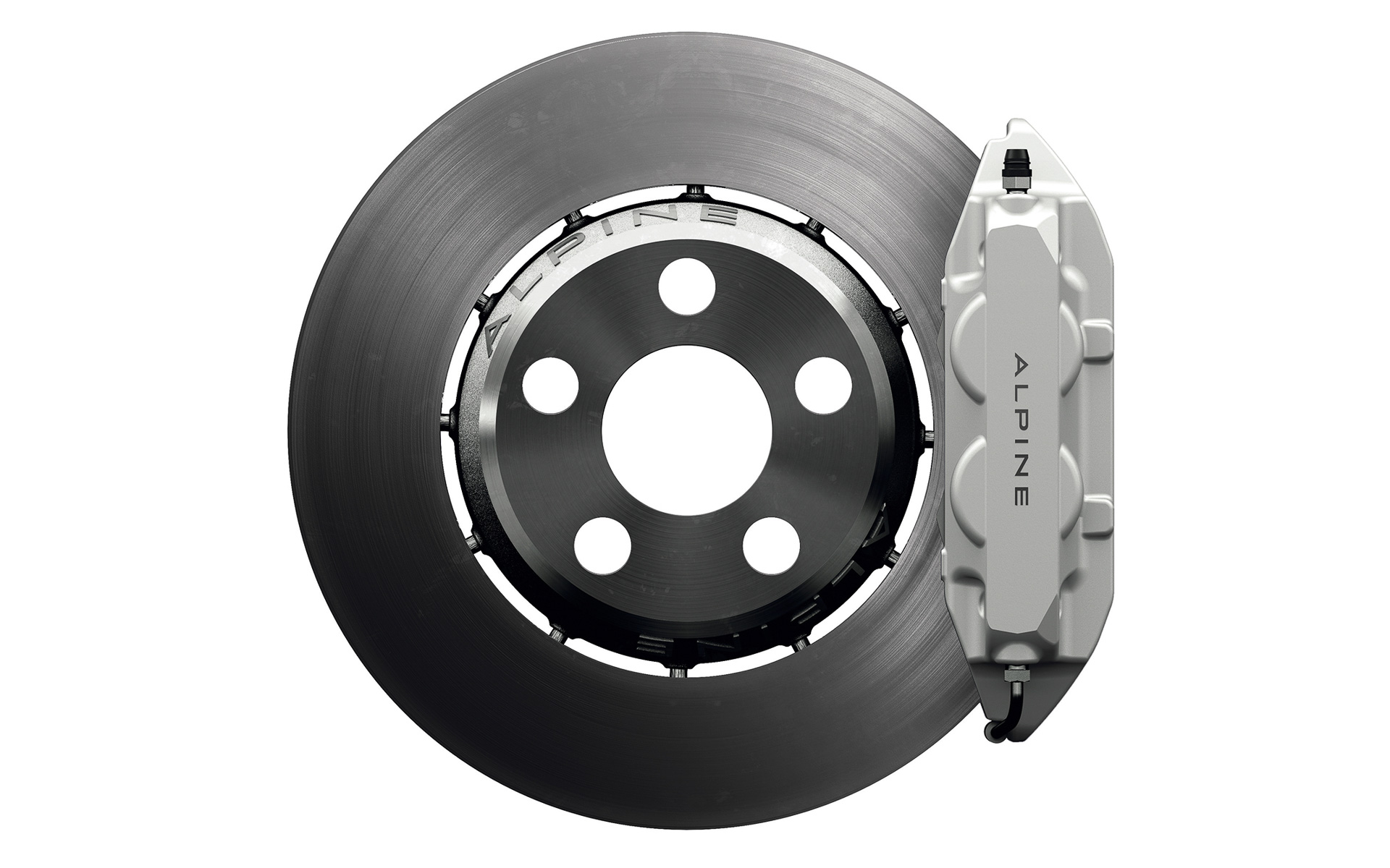 ブレーキキャリパー（ライトグレー）