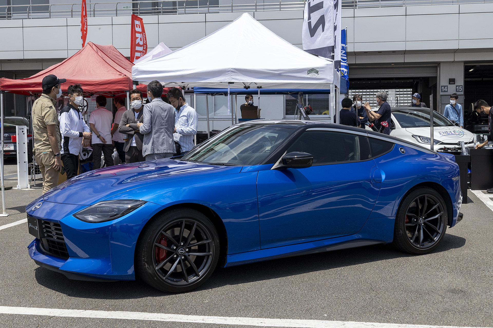 富士SUPER TECH24時間レースには日産の新型フェアレディZも出場する。日産はNAPAC走行会にも新型フェアレディZを持ち込んだ。当初は展示のみの予定だったが、慣熟走行時の先導車としてレーシングコースを走行した