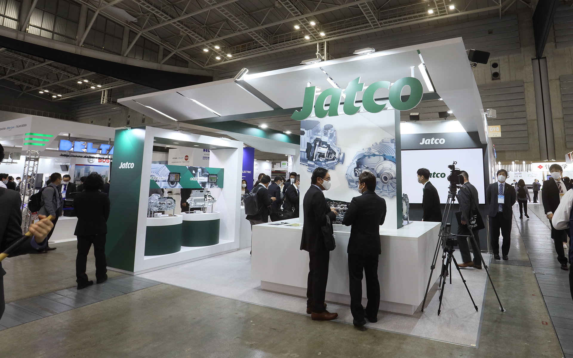 人とくるまのテクノロジー展2022のジヤトコブース