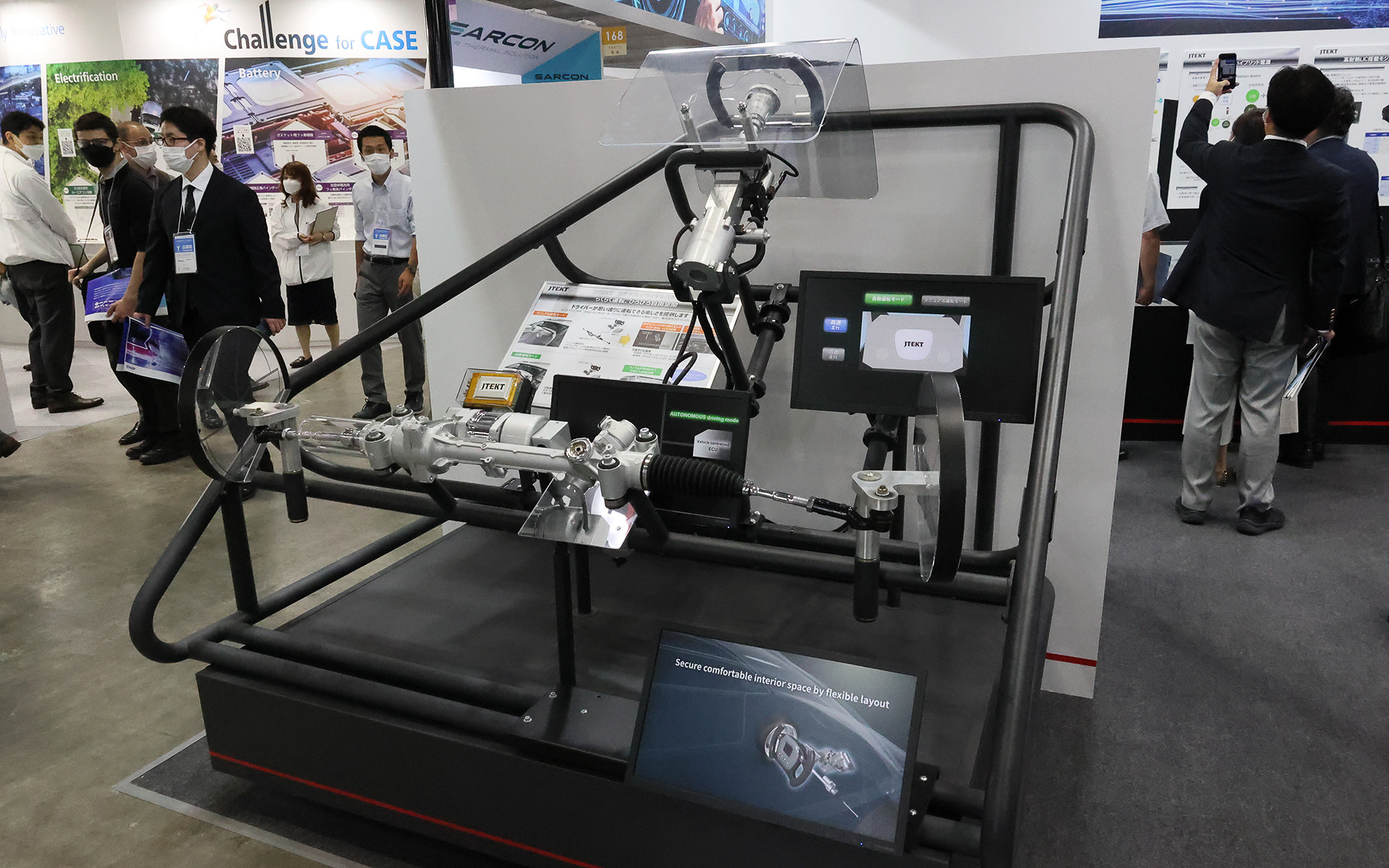 自動運転に対応するステアバイワイヤシステム