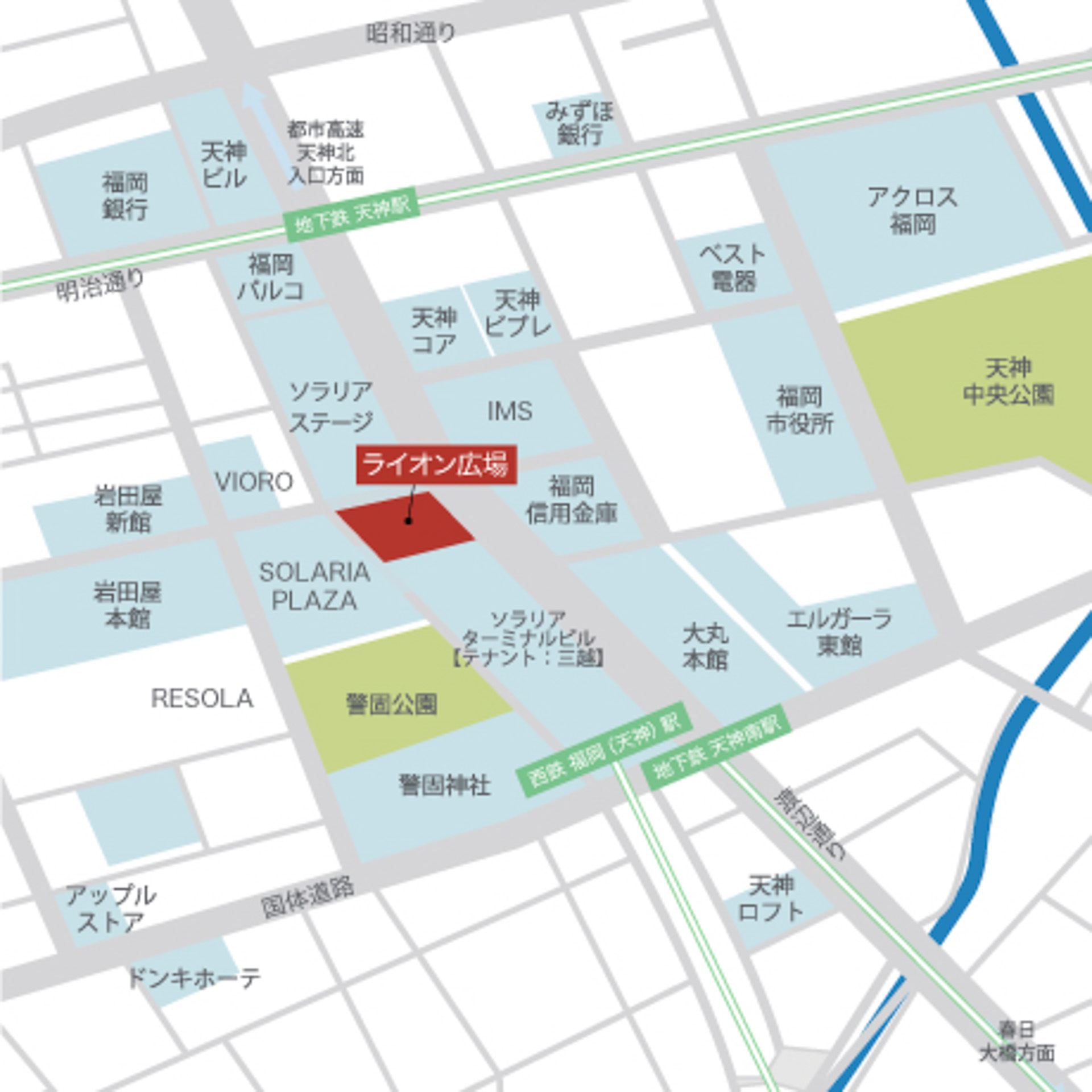 福岡会場地図