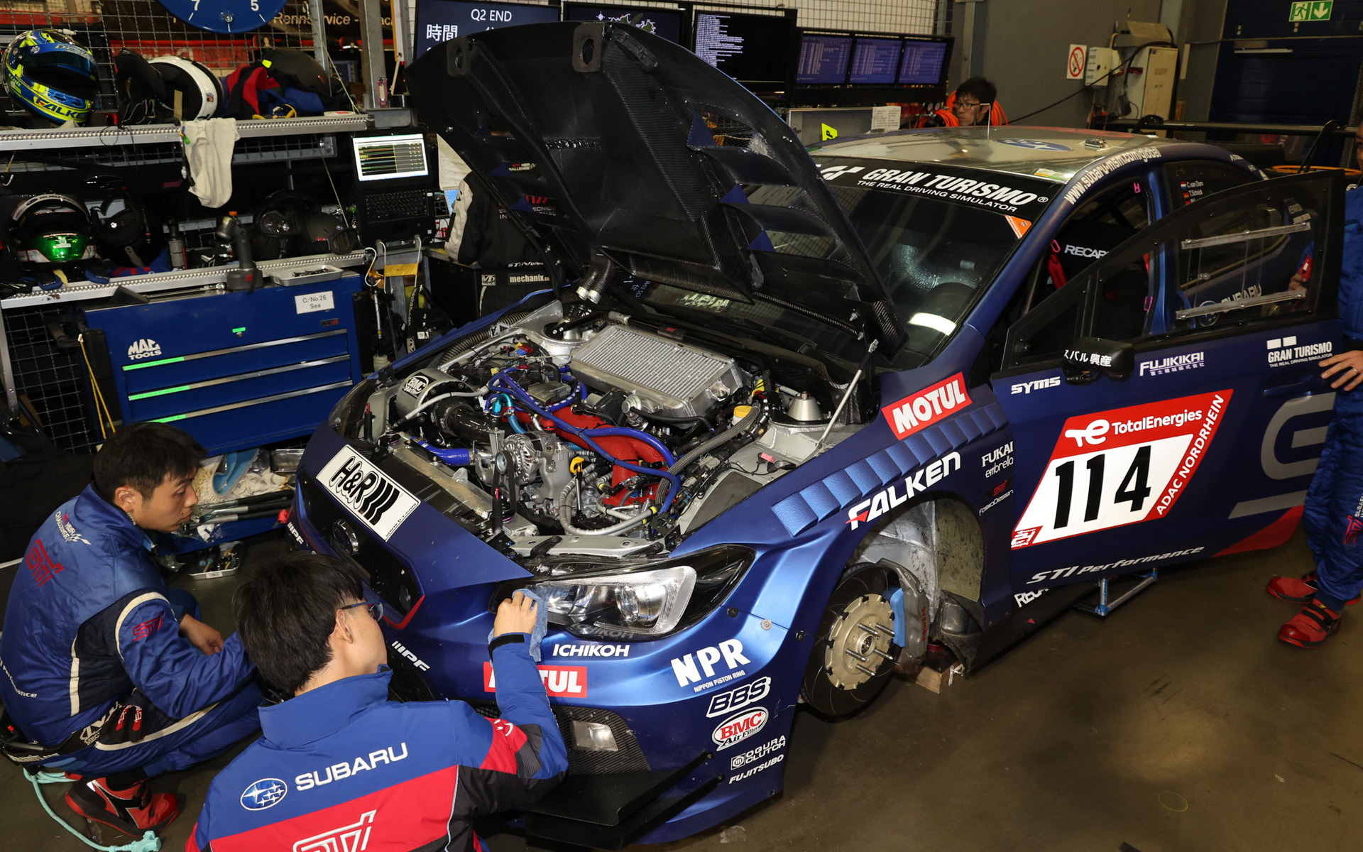 スバルとSTIが7度目のクラス優勝を目指した参戦車両「SUBARU WRX STI NBR CHALLENGE 2022」