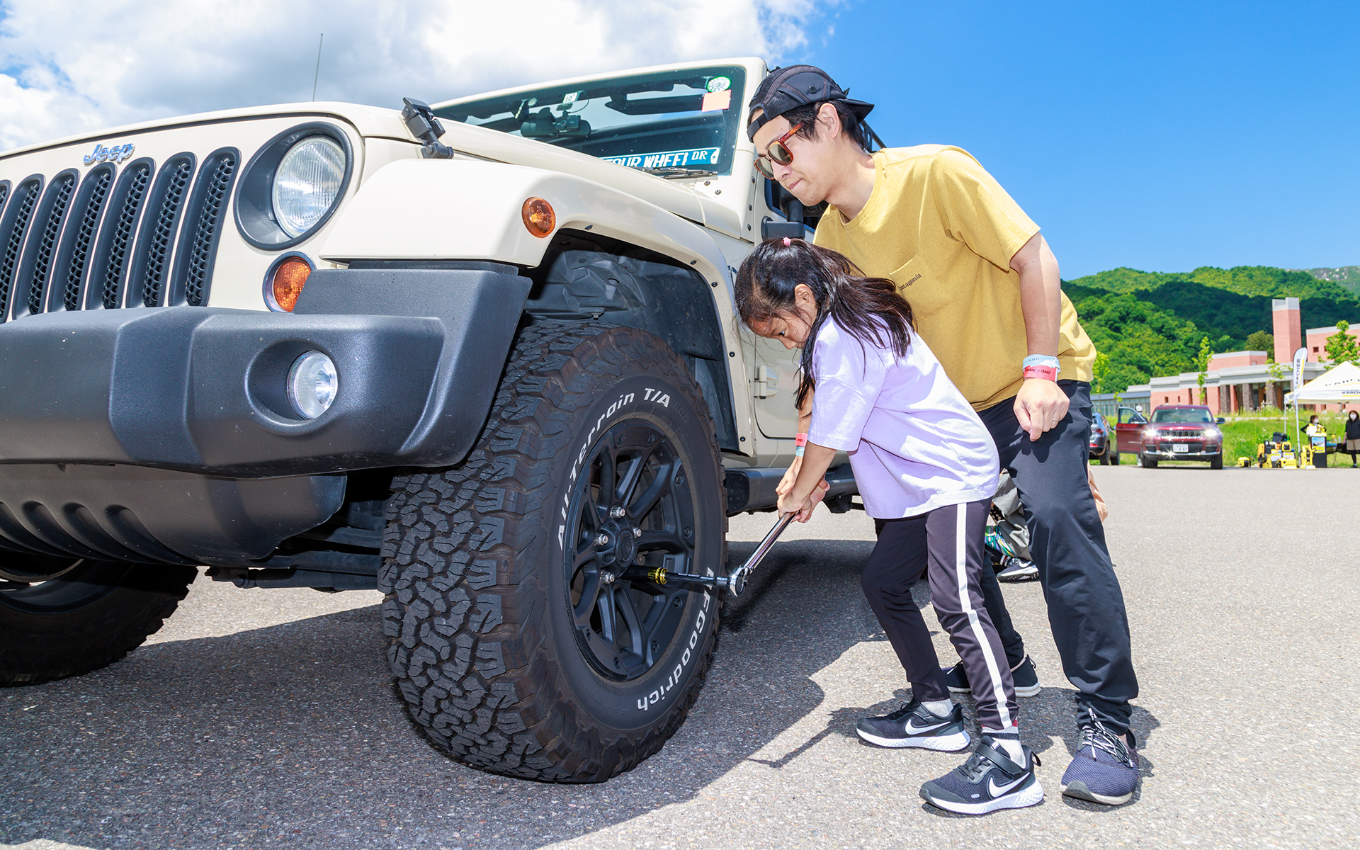子供たちもセルフチェックを全力でお手伝い