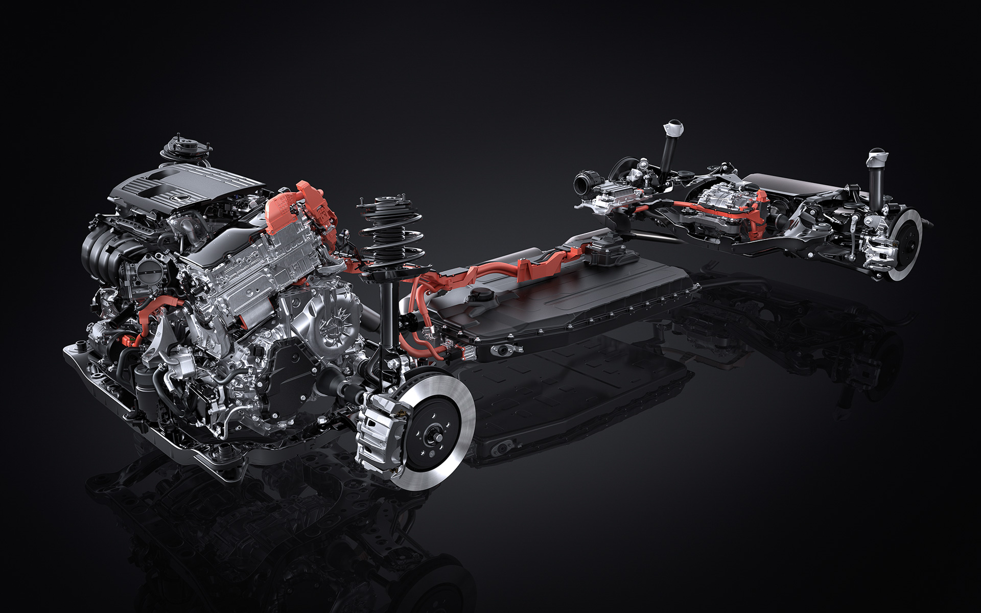 RX450h＋ 2.5リッター PHEV E-Four/A25A-FXSエンジン＋Series Parallel Plugin Hybrid＋リアモーター（プロトタイプ）