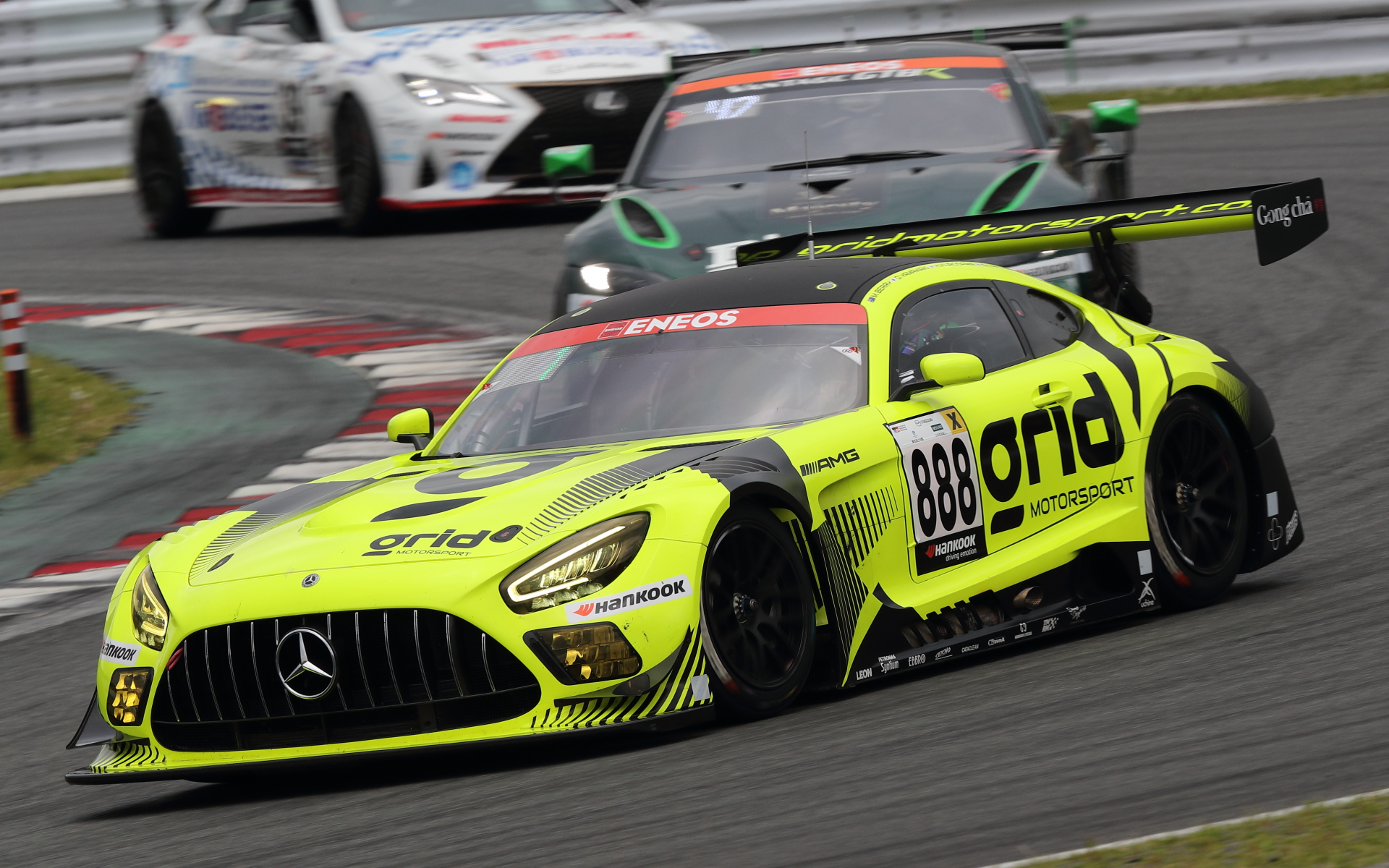 2位：888号車 Grid Motorsport AMG GT3（マーティン・ベリー/高木真一/黒澤治樹/山脇大輔組）