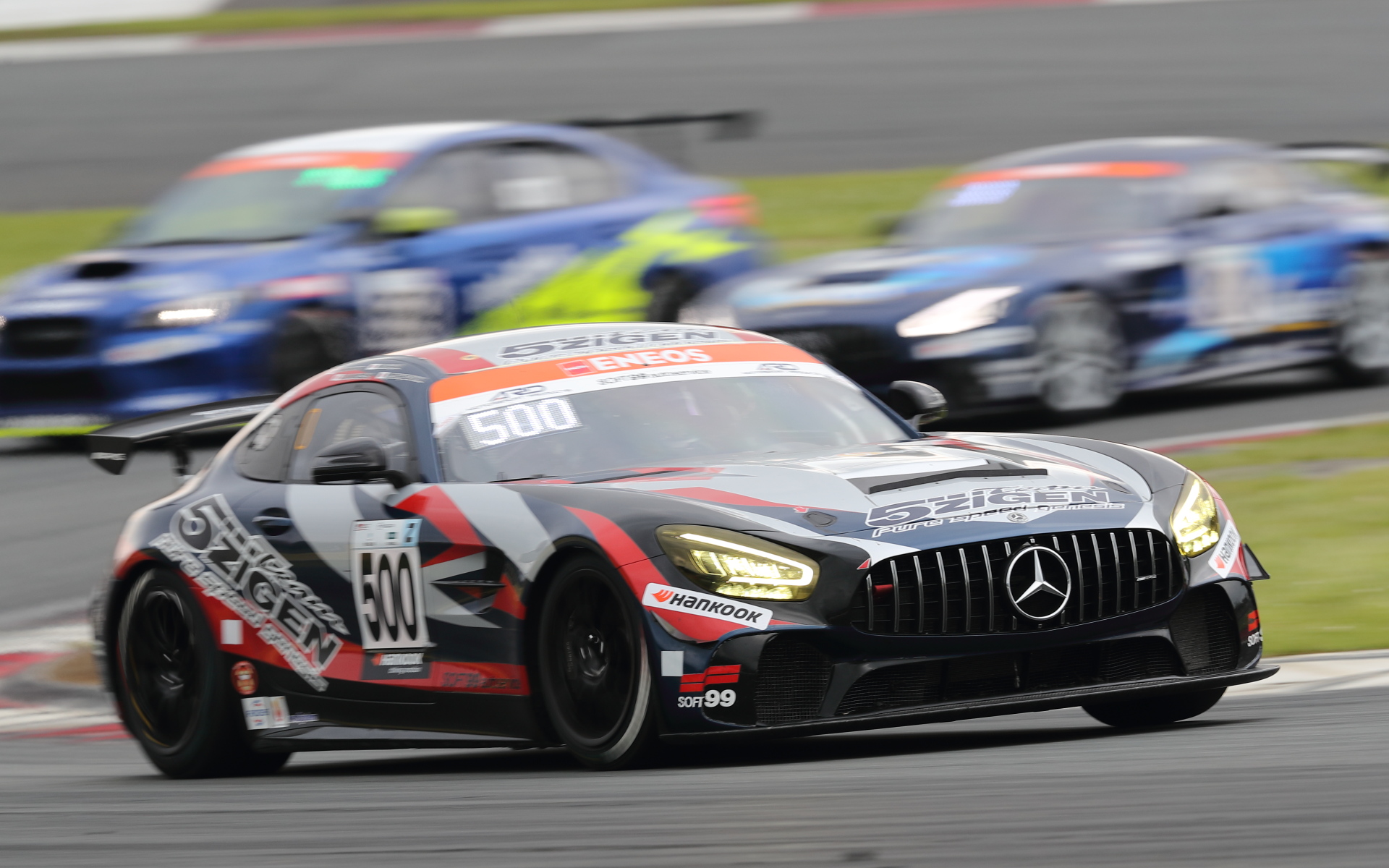 優勝：500号車 5ZIGEN AMG GT4（大塚隆一郎/太田格之進/金石年弘/木村偉織組）