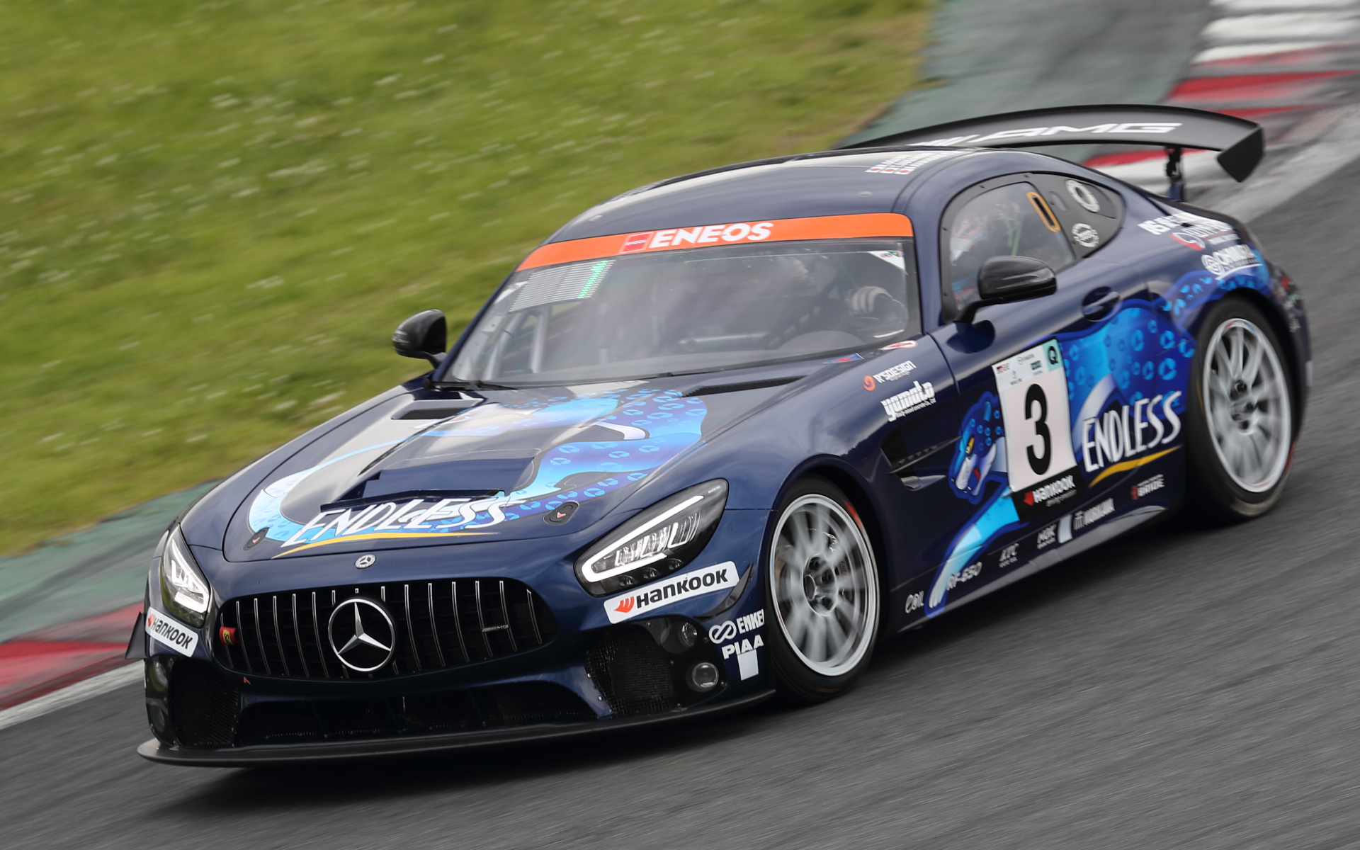 優勝：3号車 ENDLESS AMG GT4（小河諒/菅波冬悟/川端伸太朗/谷岡力組）