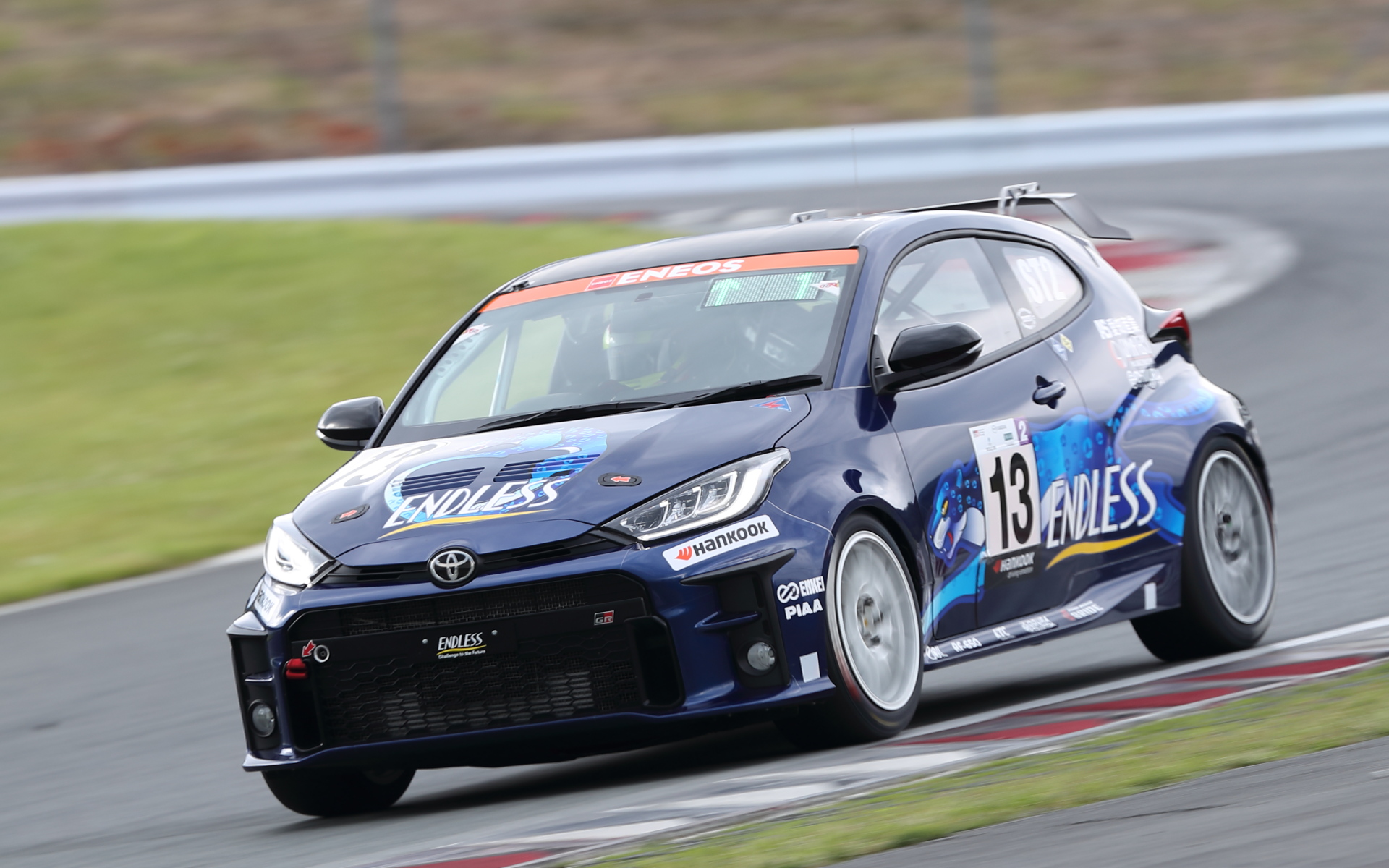 2位：13号車 ENDLESS GRヤリス（伊東黎明/石坂瑞基/花里祐弥/岡田整組）