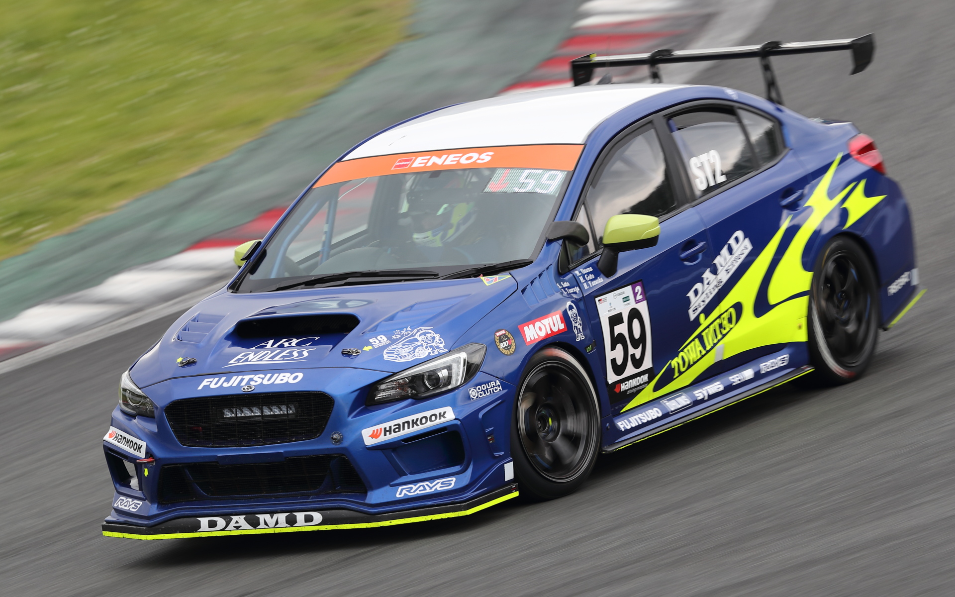 3位：59号車 DAMD MOTUL ED WRX STI（大澤学/後藤比東至/安岡秀徒/佐藤駿介/鶴賀義幸組）