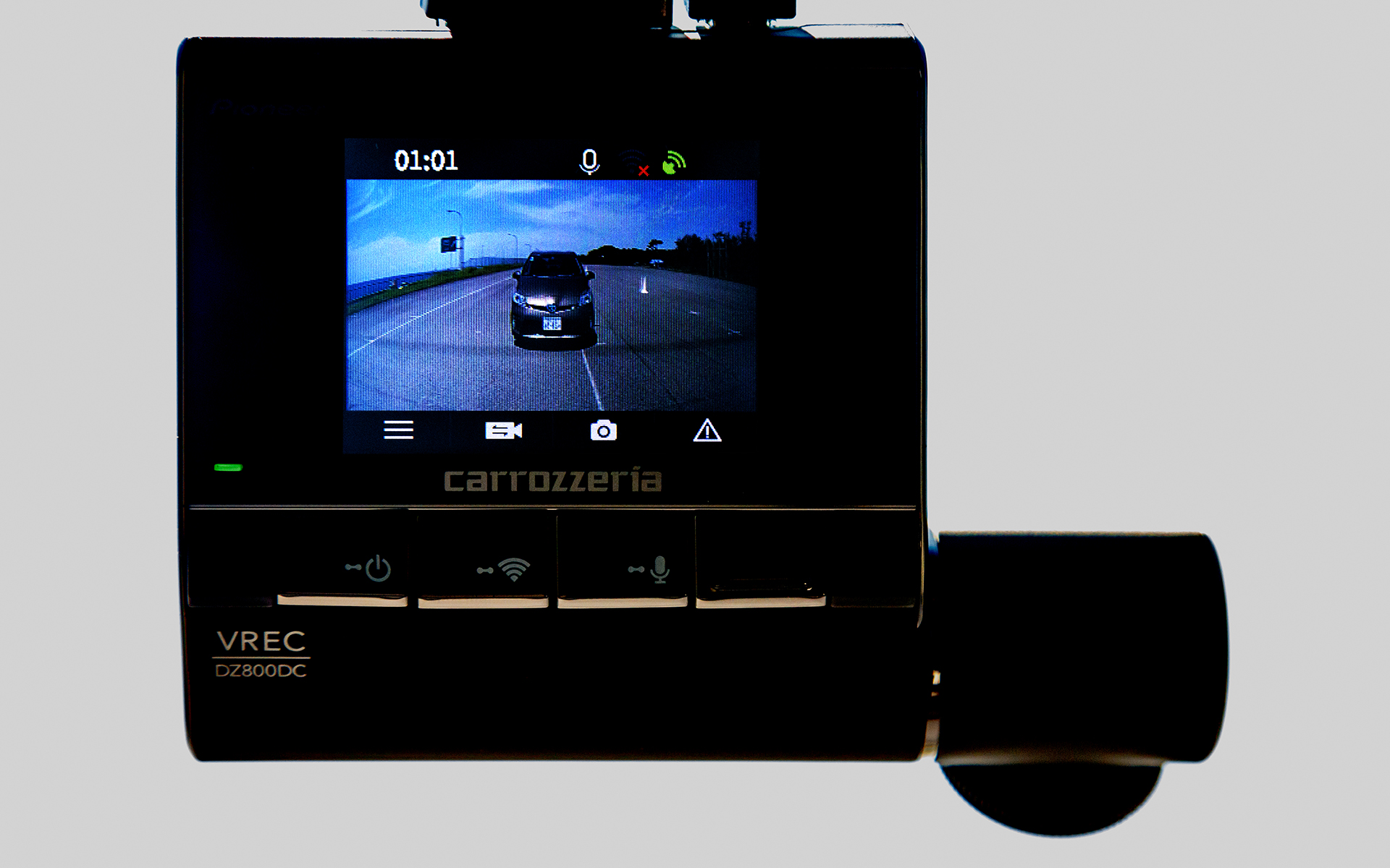 ドラレコ画面だとこのぐらいの距離感