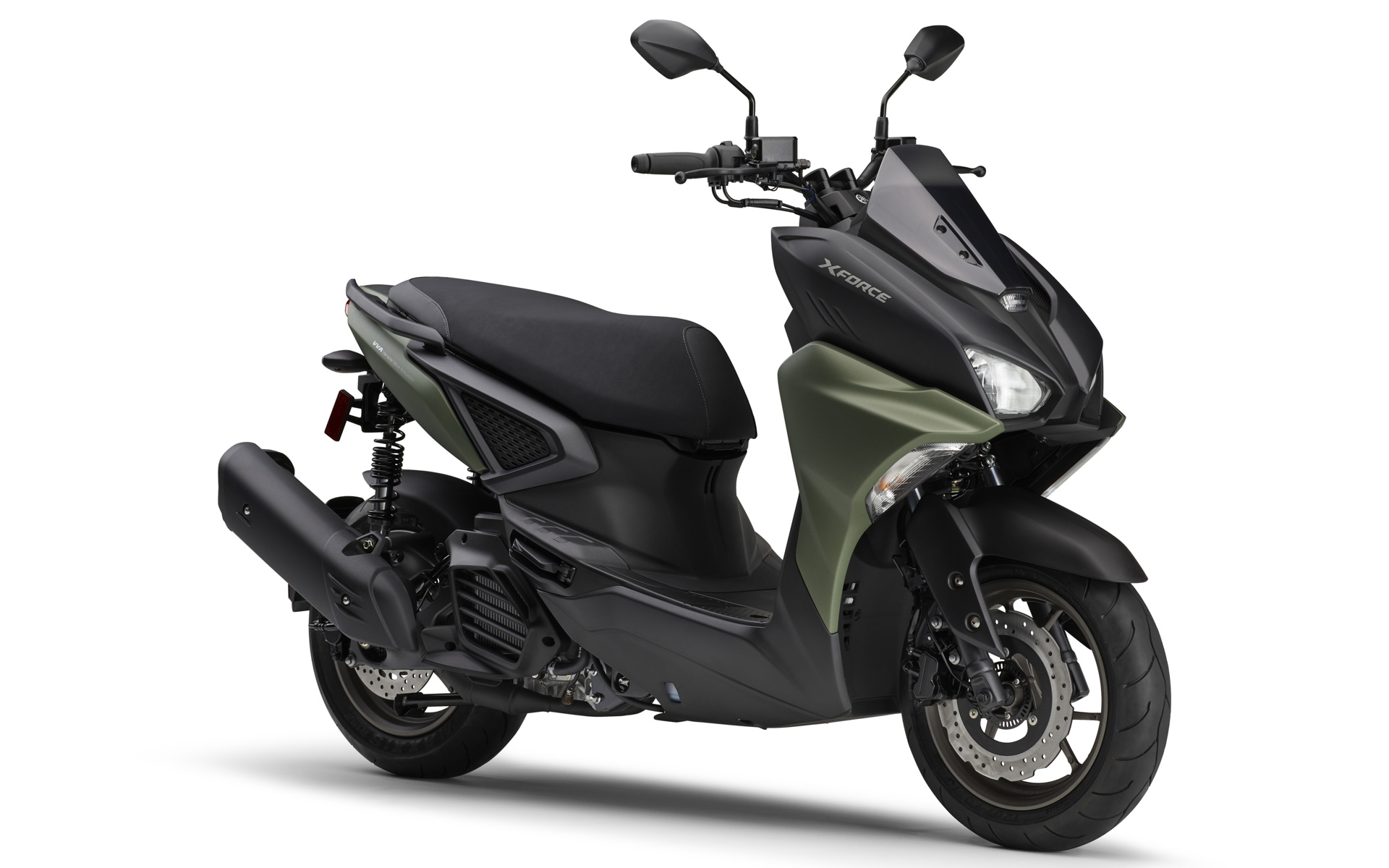 マットダークグレーイッシュリーフグリーンメタリック2（マットグリーン）