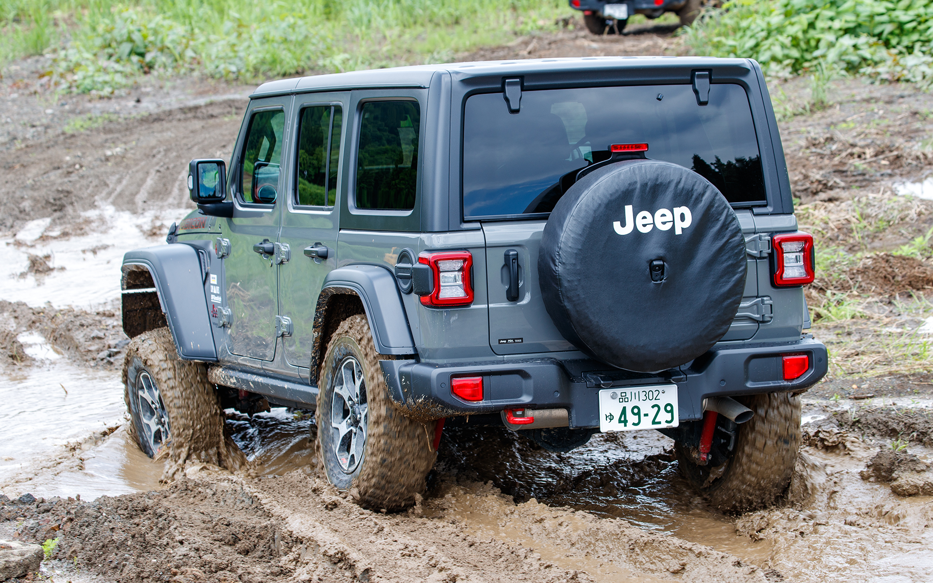 こちらはグラディエーターのベースとなったラングラー・アンリミテッド。走破性能の高さは折り紙つき