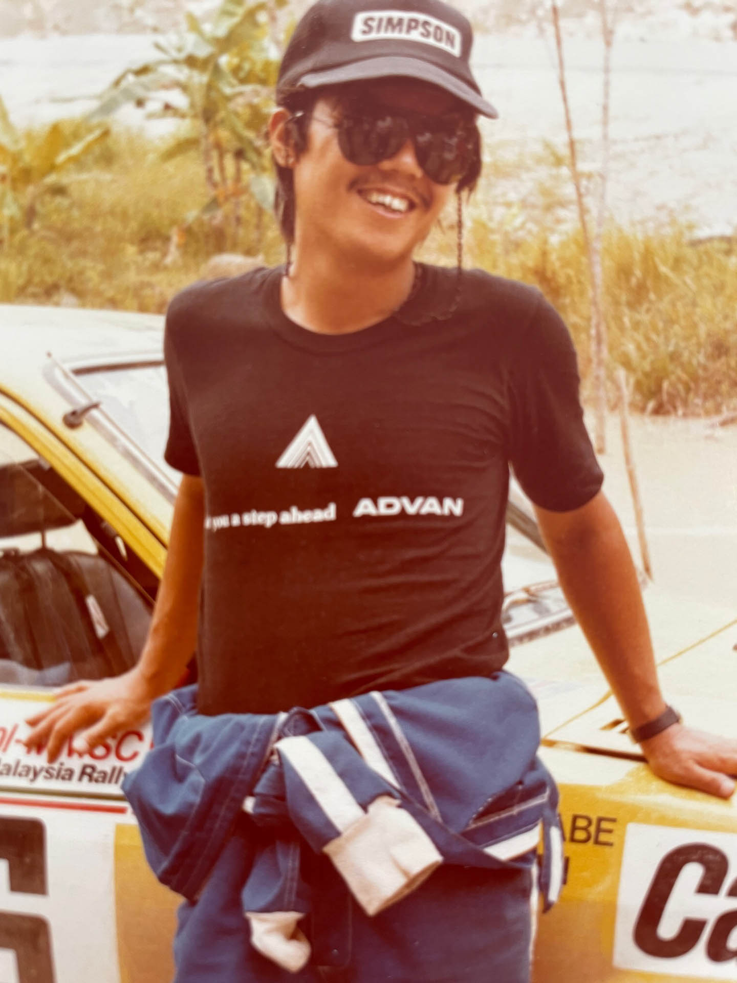 1979年のツアー・オブ・マレーシア、生意気に髭をはやしていました