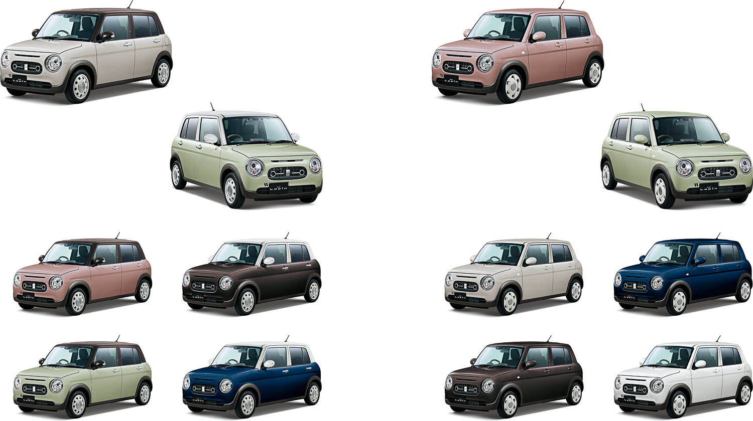 ラパン LCのボディカラーラインアップ