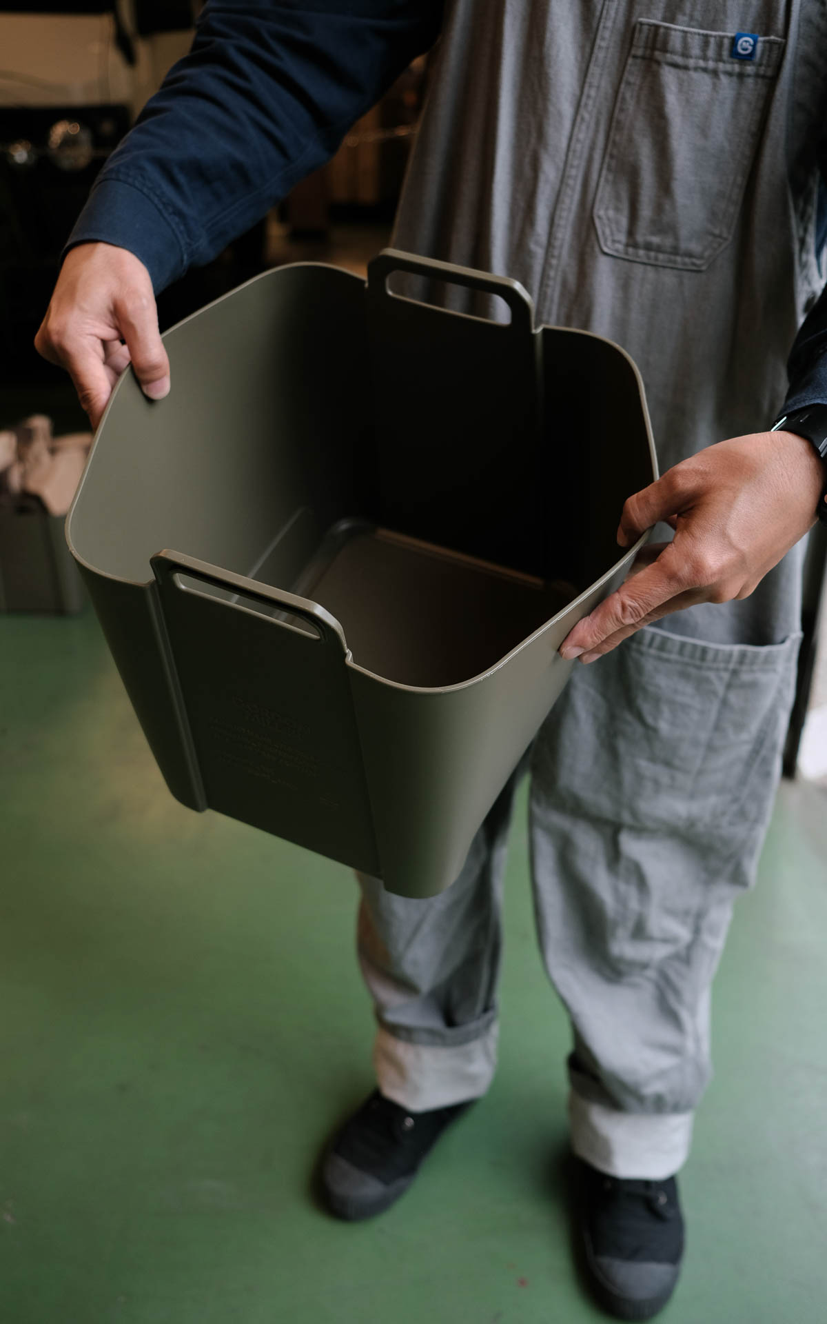 ポリエチレン素材で柔らかく、濡れたものも入れられる