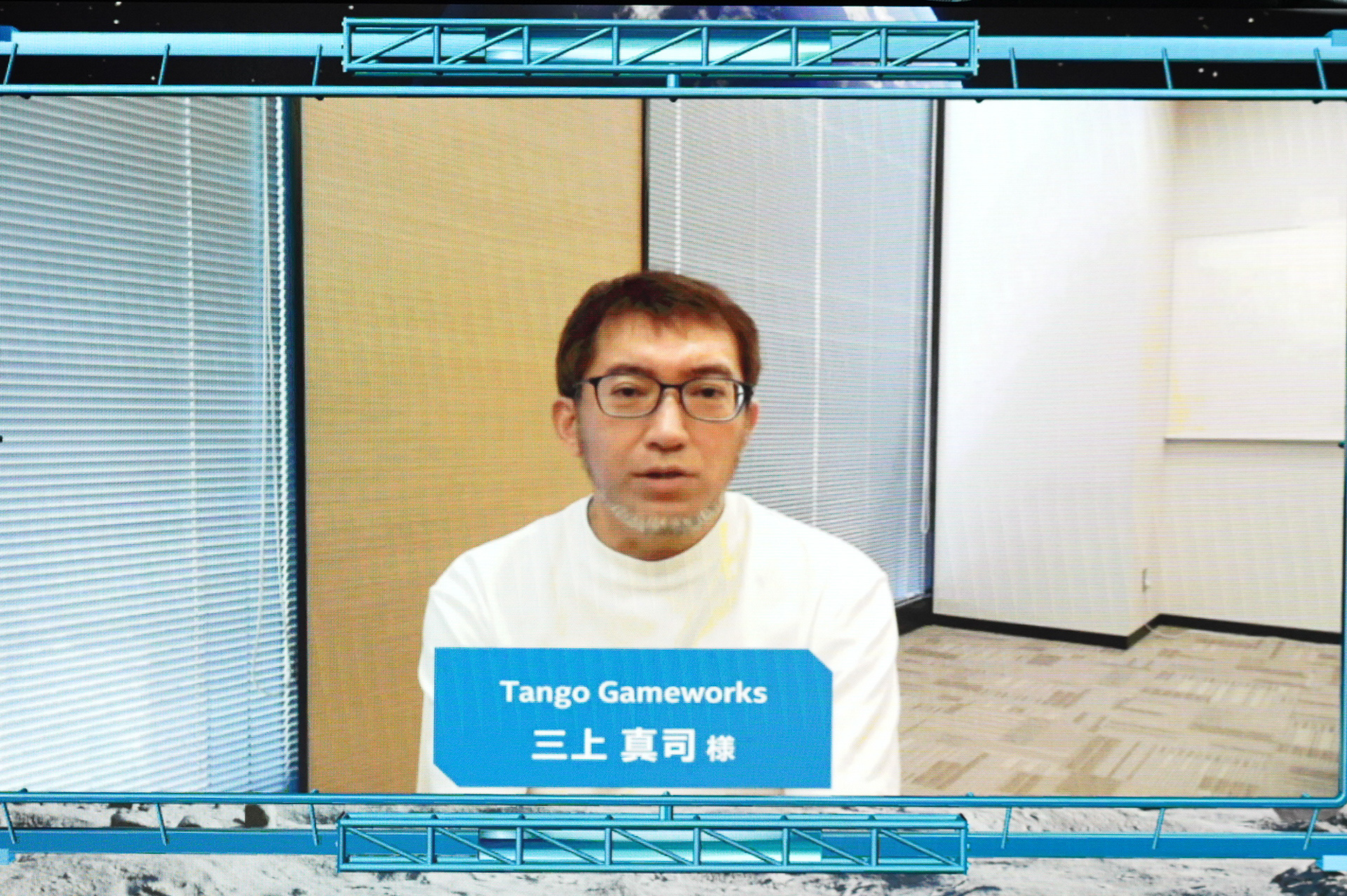Tango Gameworksの三上真司氏がビデオメッセージを寄せた
