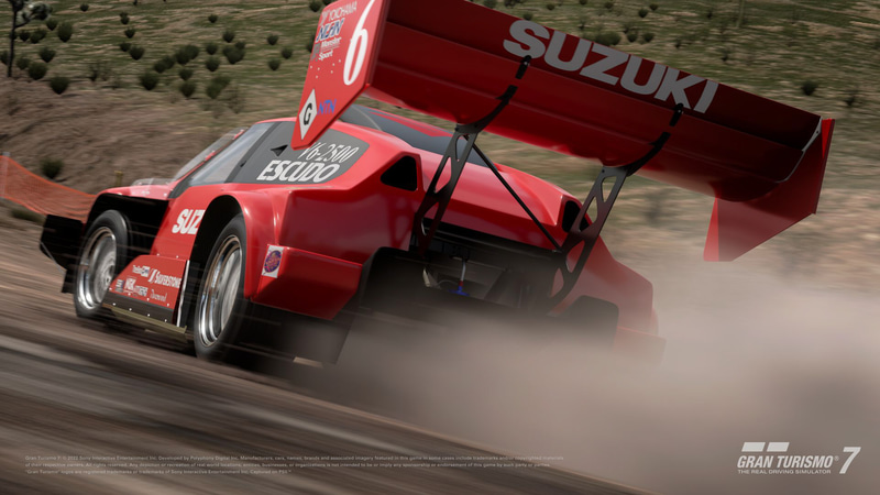 グランツーリスモ7に「スズキ V6エスクード Pikes Peak Special '98