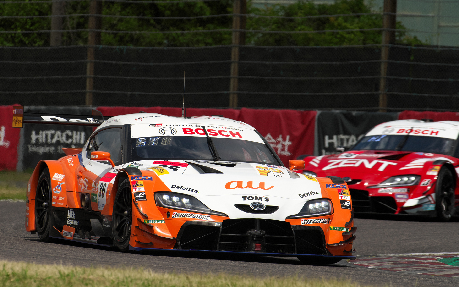 2021年のシリーズチャンピオンを獲得した36号車 au TOM'S GR Supra