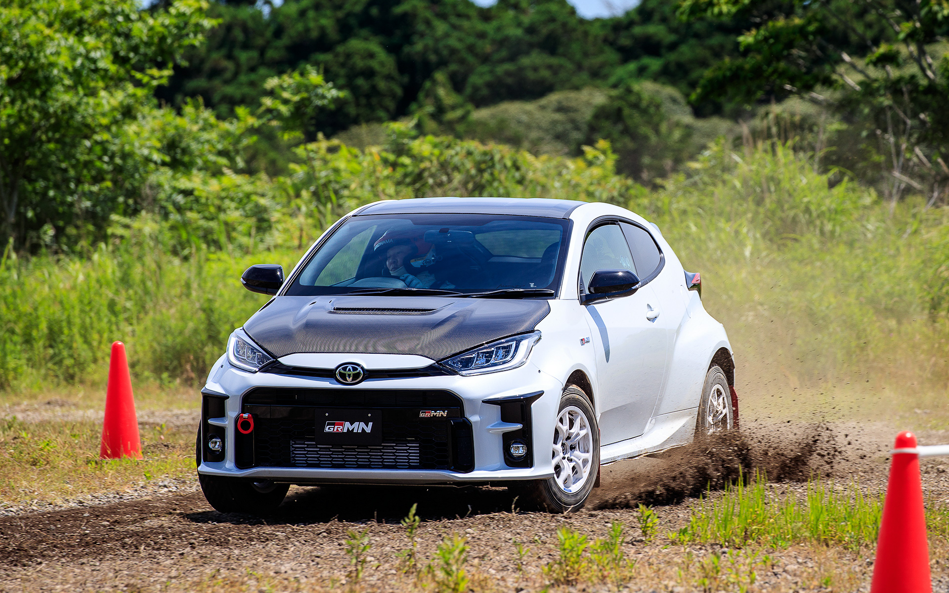 トラクションを重視したセッティングだった