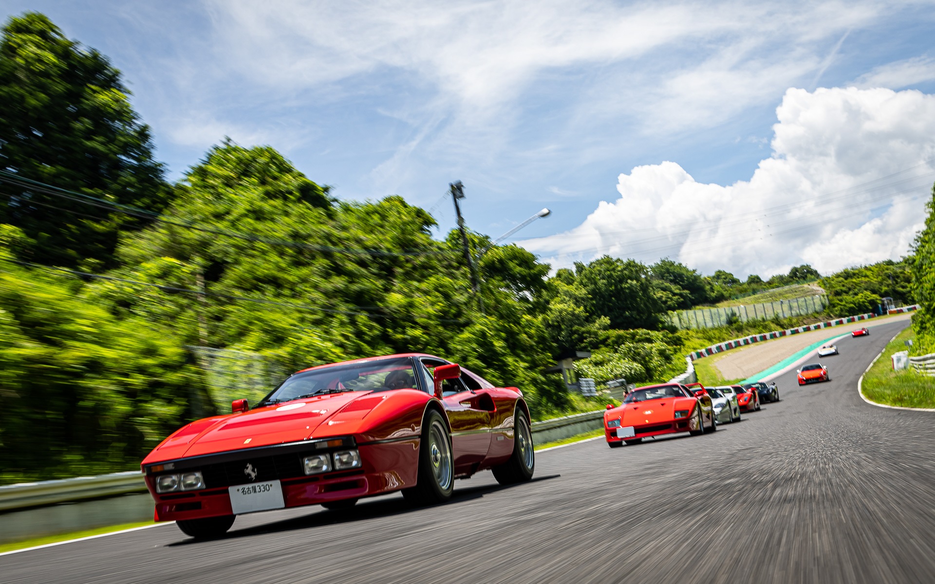 フェラーリオーナーたちが鈴鹿サーキットを楽しんだ