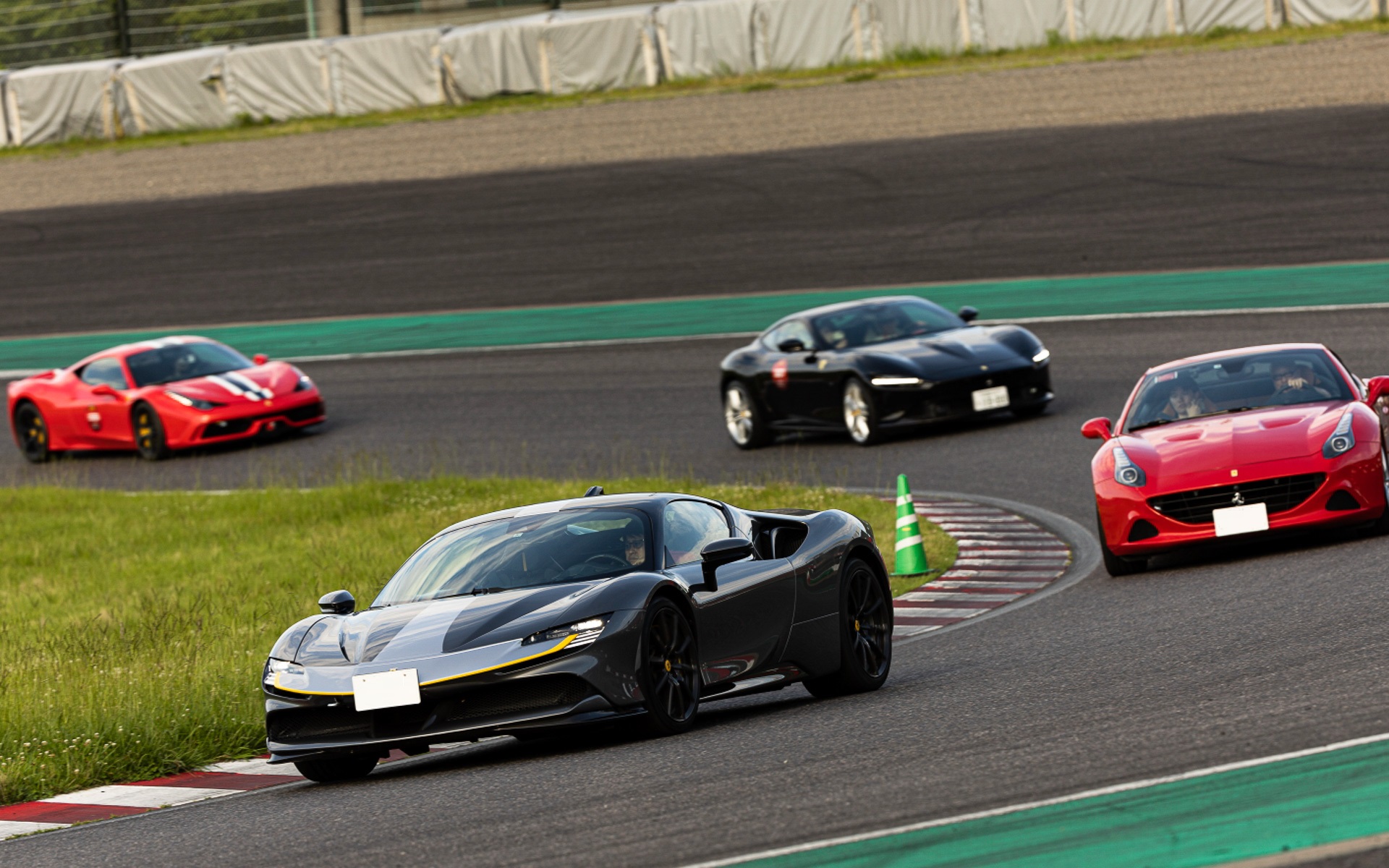 初級者、中級者、上級者とクラス別に走行枠が用意されている