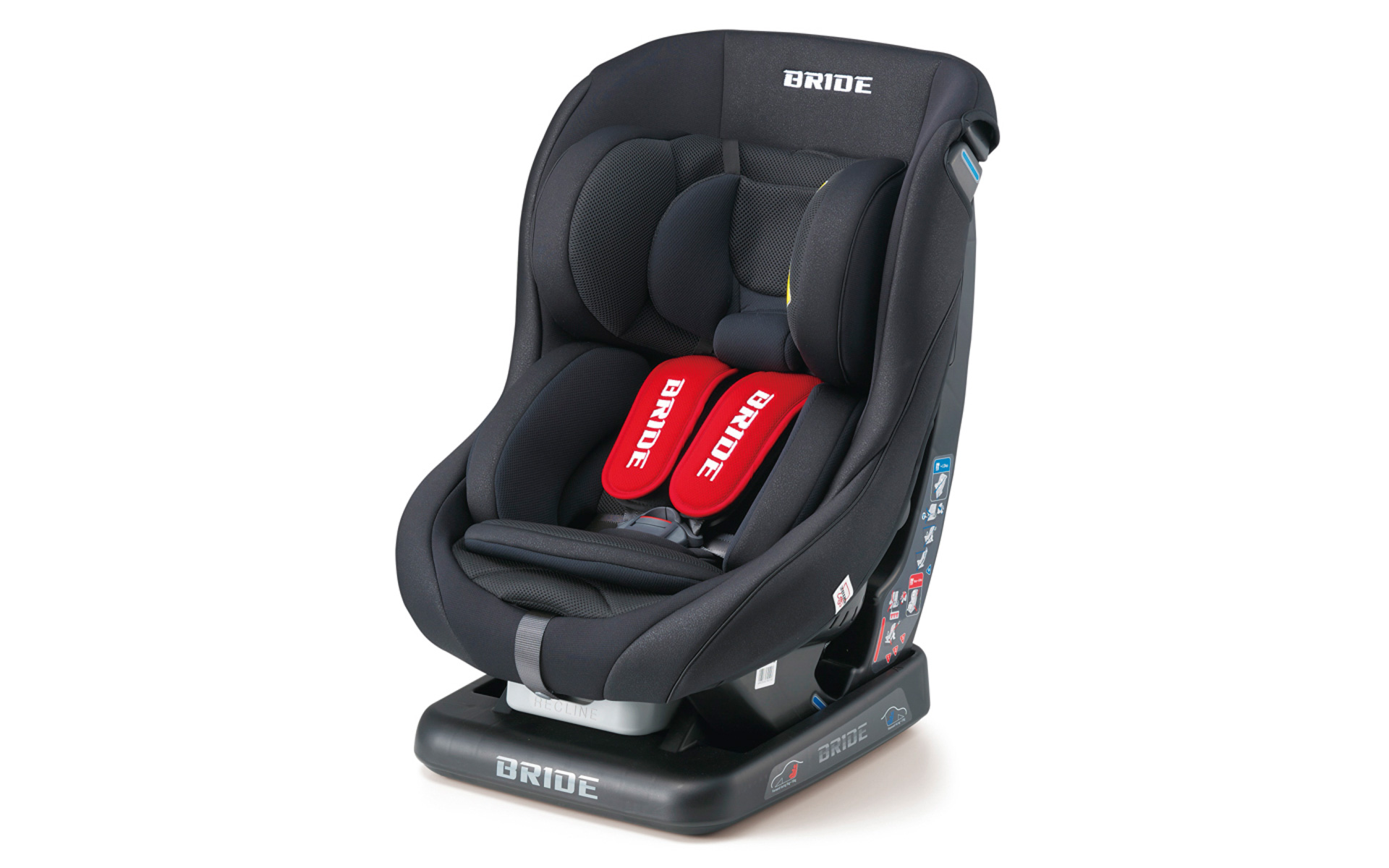 3点式シートベルト固定式チャイルドシート「BRIDE Calore（ブリッド・カローレ）」