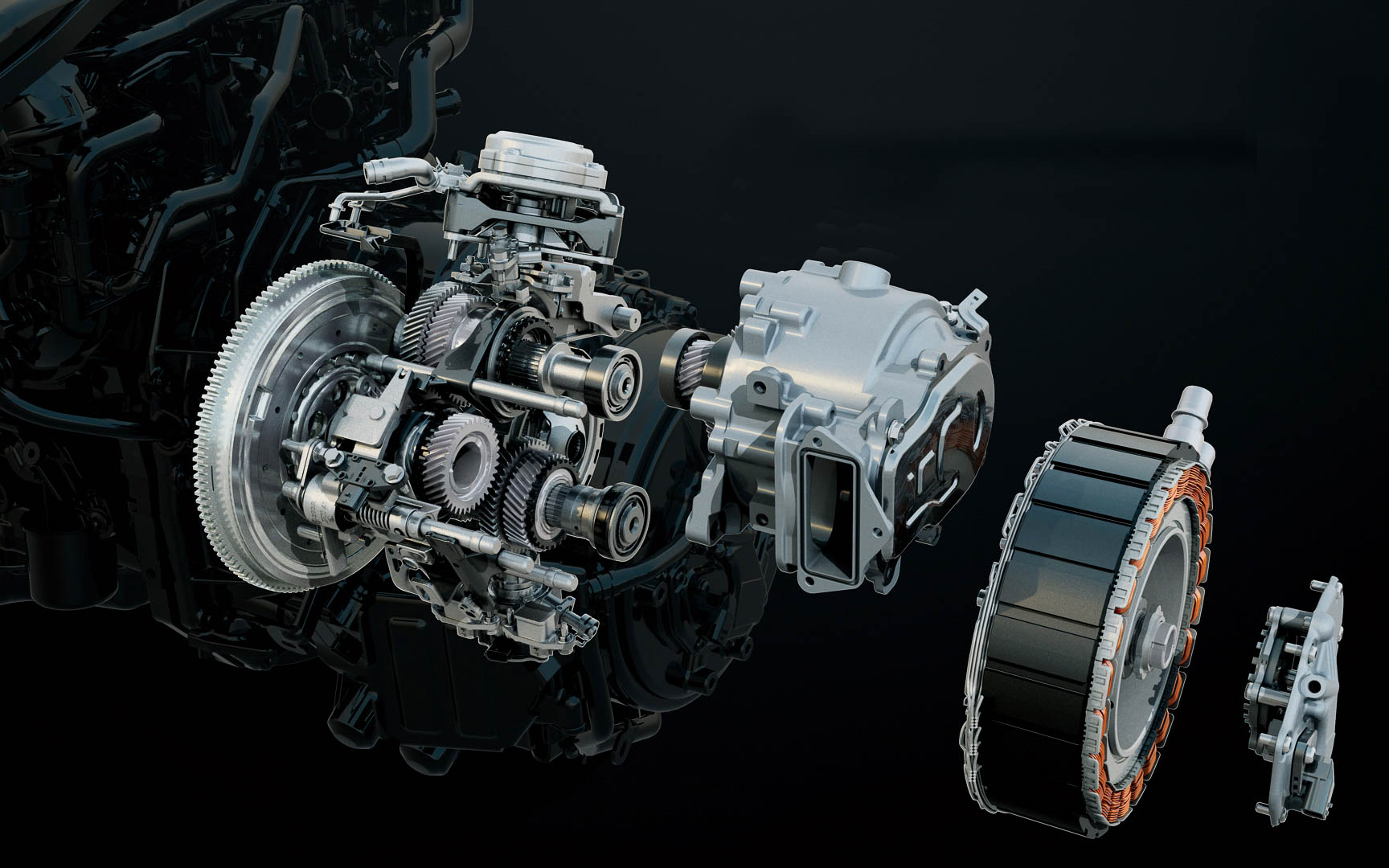 電子制御ドッグクラッチマルチモードATのイメージ