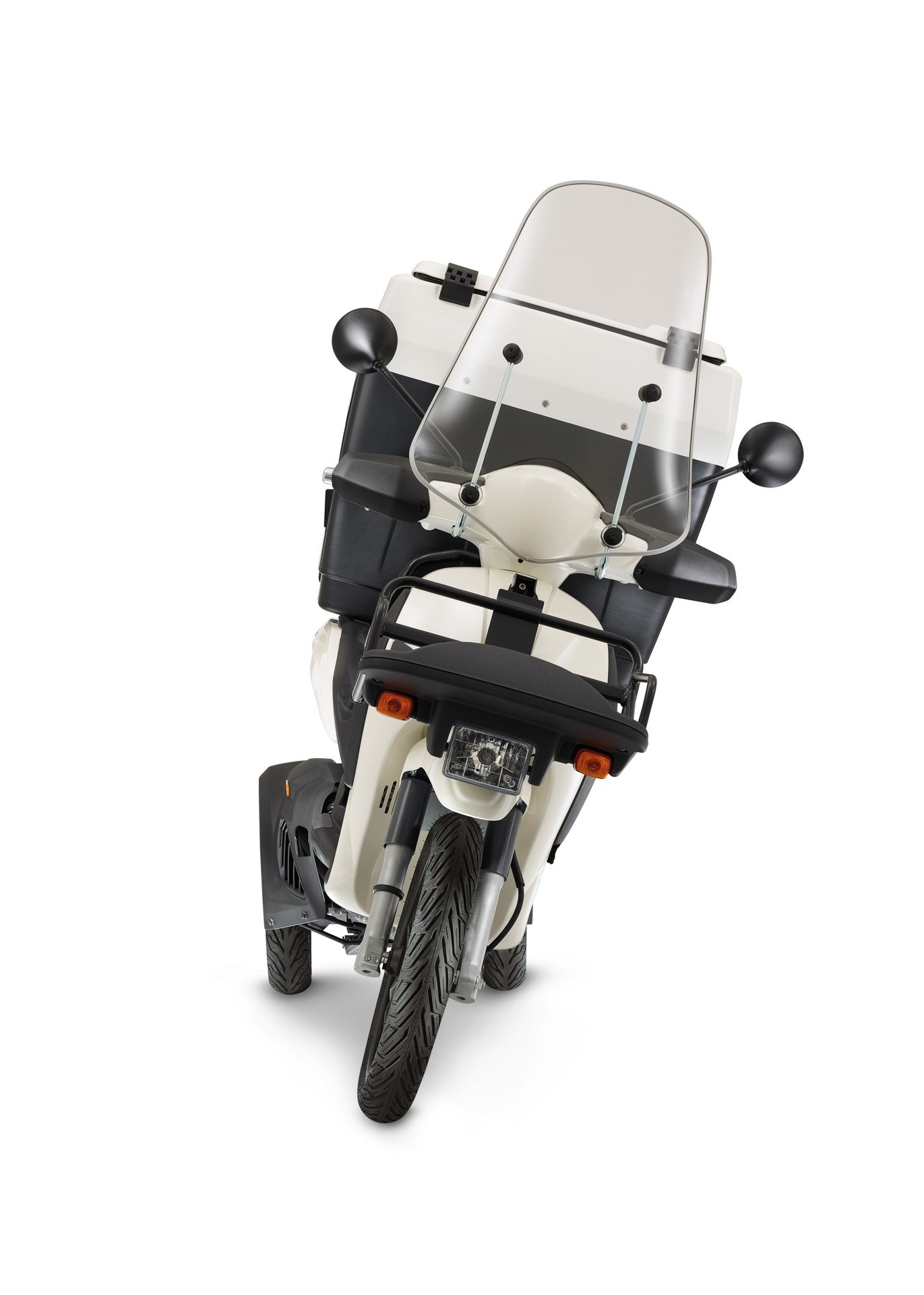 車体を最大で片側45°まで傾けることができる