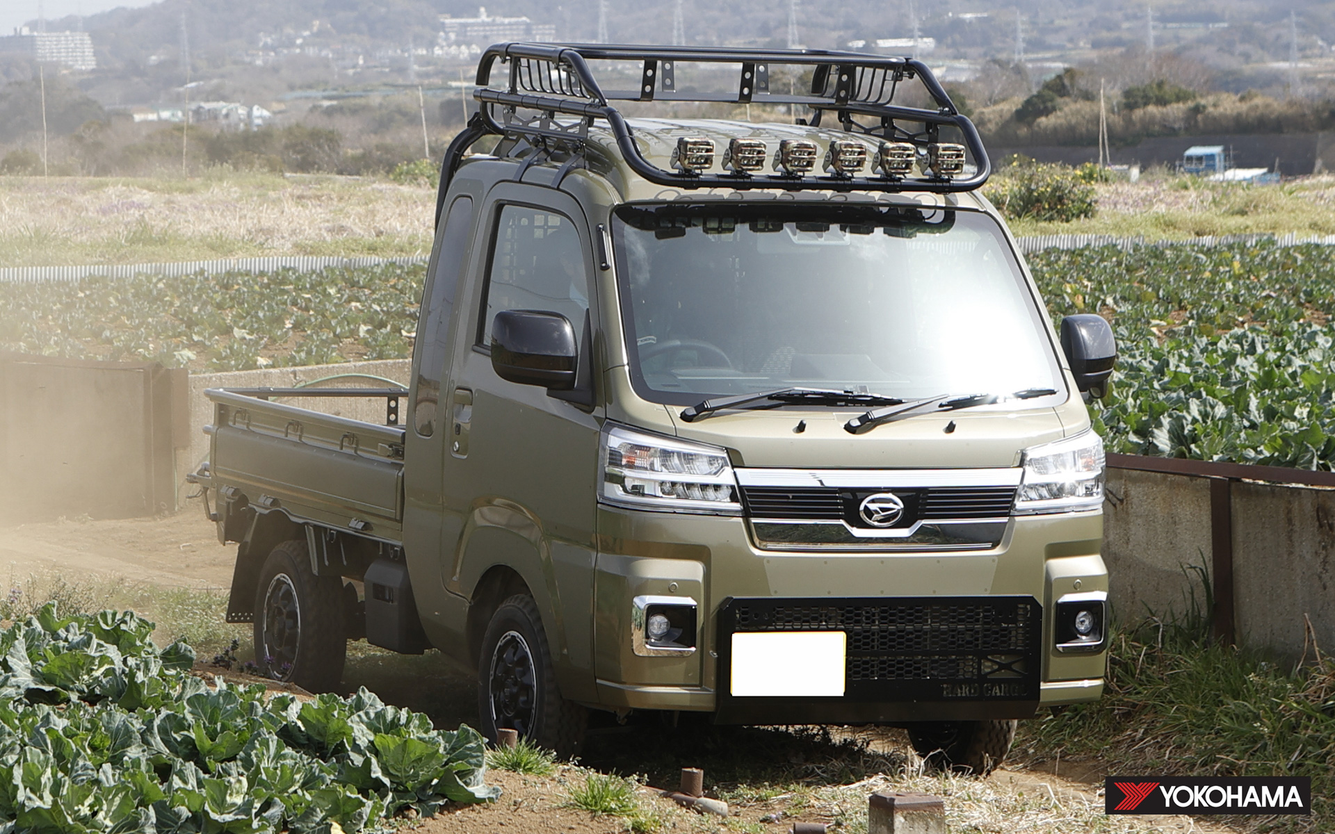 横浜ゴムの軽トラック向け商品「ジオランダー KT」装着車両