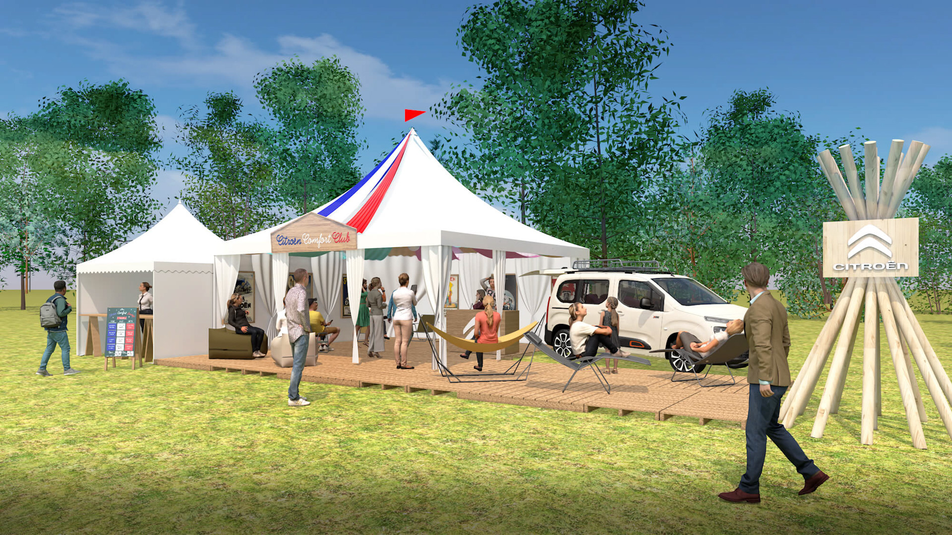 シトロエンブースのイメージ